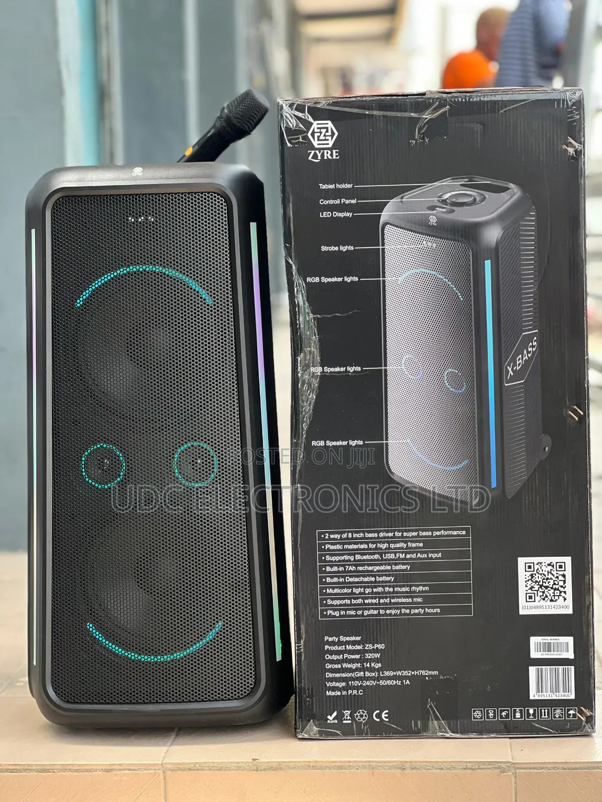 Original Zyre Water Resistant Extreme Bass Rechargeable Speaker