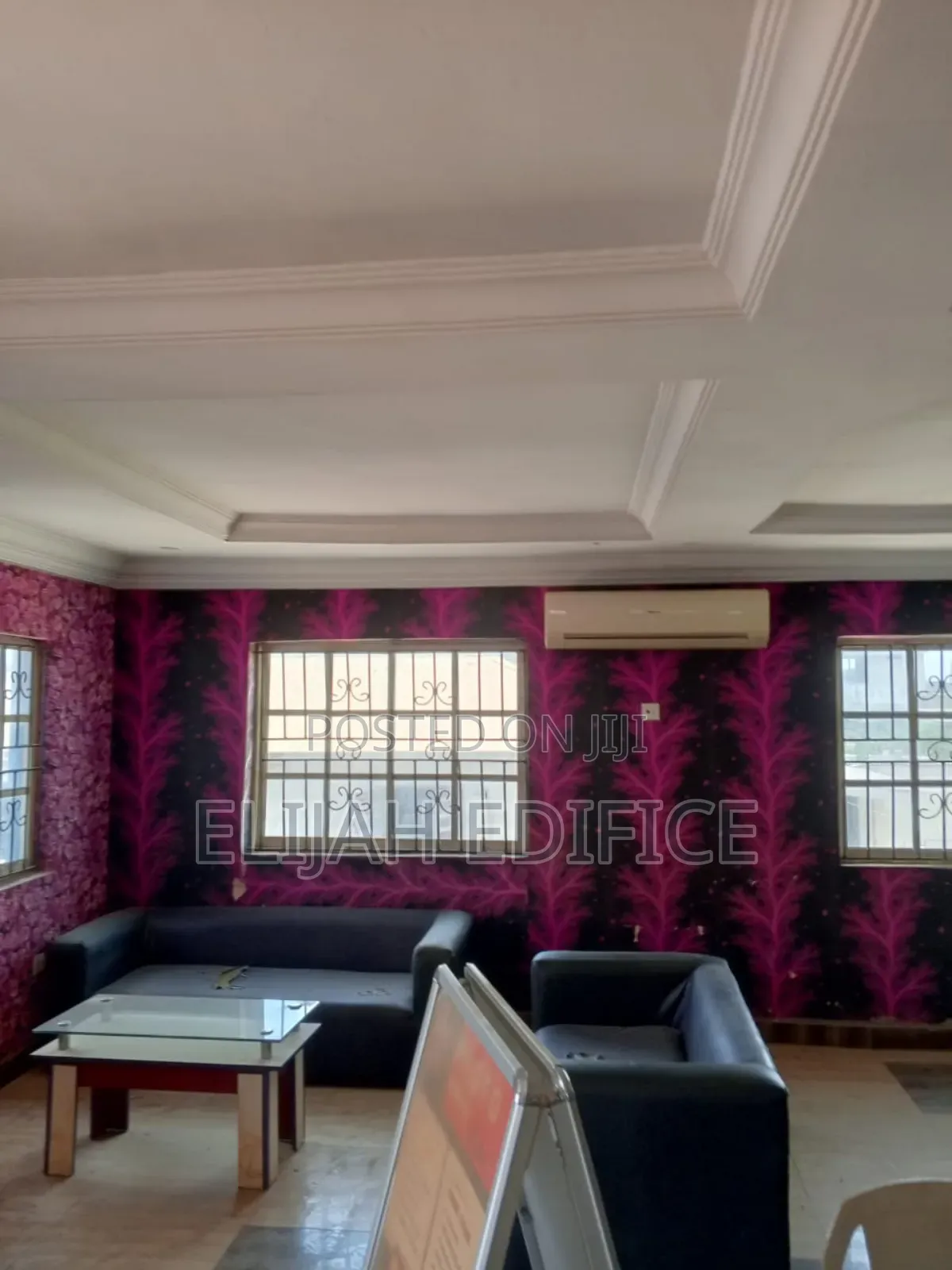 Upstairs and Downstairs Hall Facing Road for Lease at Ginti, Ikorodu