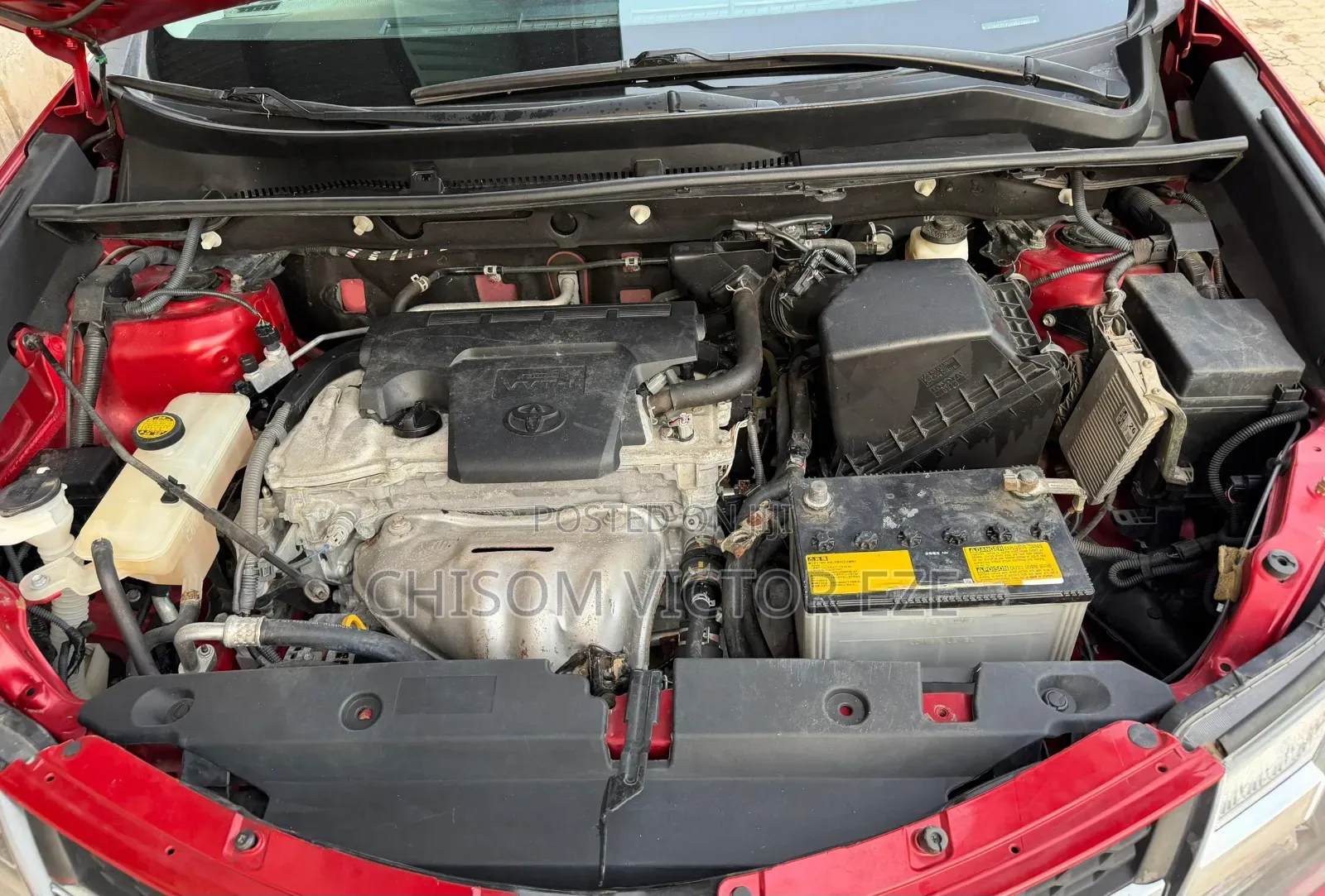 Toyota RAV4 XLE AWD (2.5L 4cyl 6A) 2013 Red