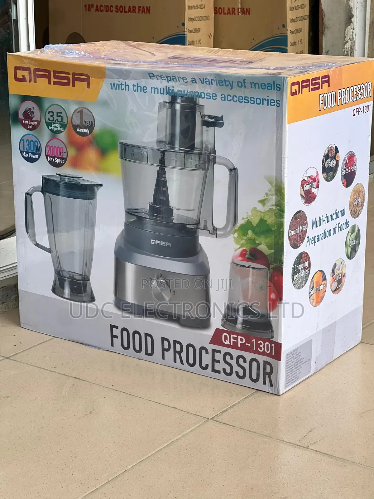 Original Qasa High Power Food Processor (1,300w)