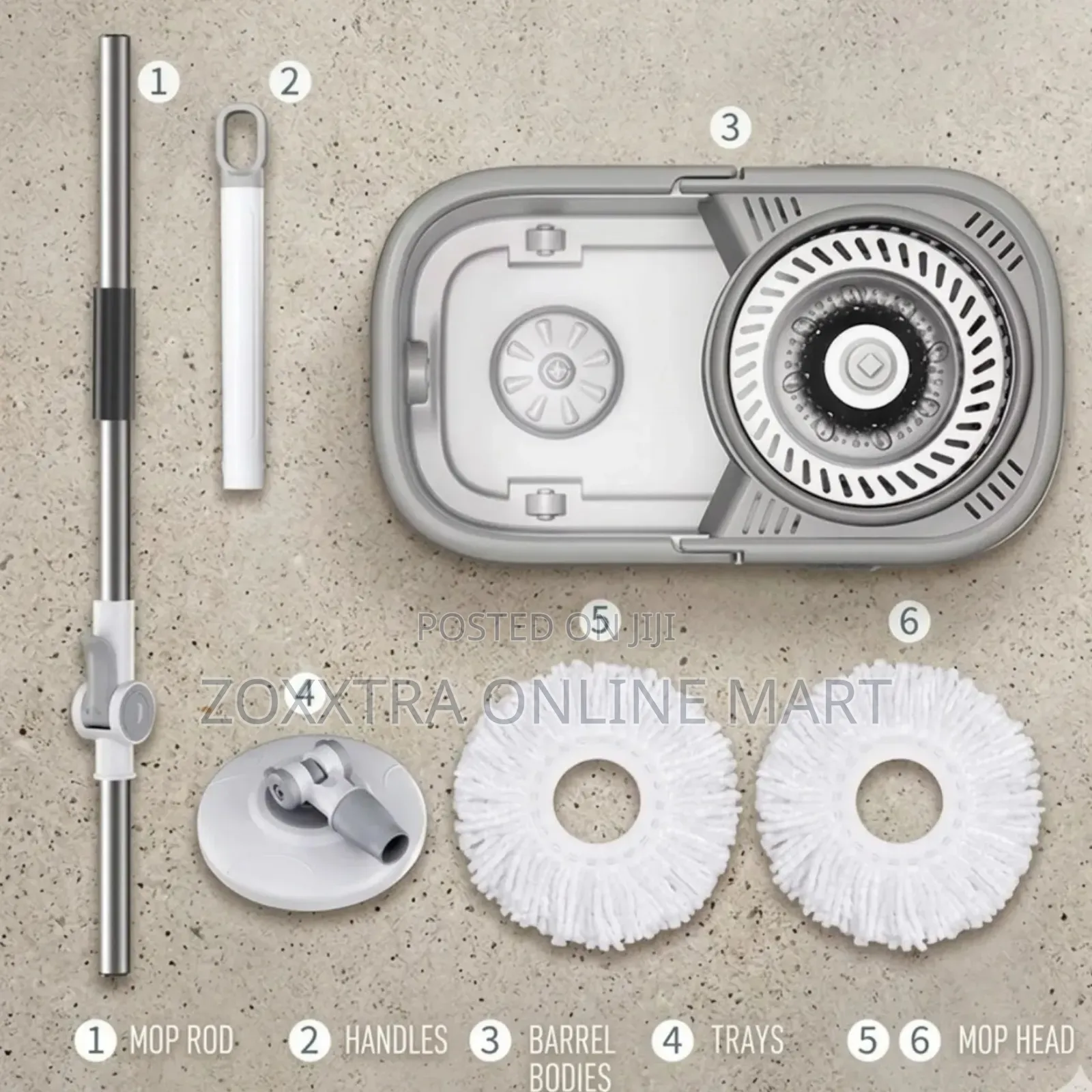 360° Rotating Spin Mop and Bucket Set