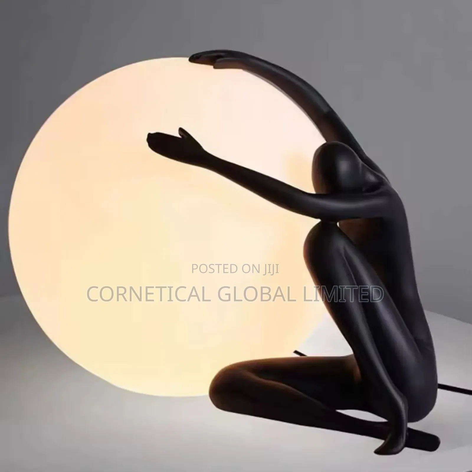 Modern Bedside Lamp – Human Sculpture Led Night Light for Bedroom