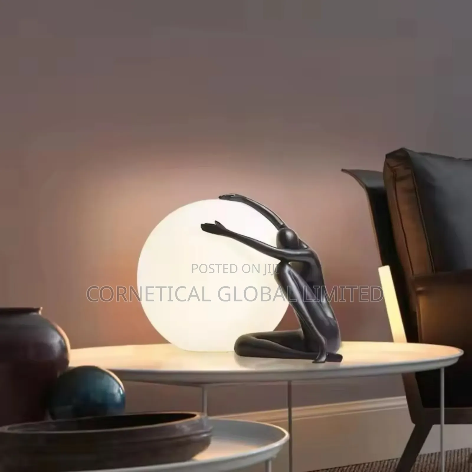Modern Bedside Lamp – Human Sculpture Led Night Light for Bedroom