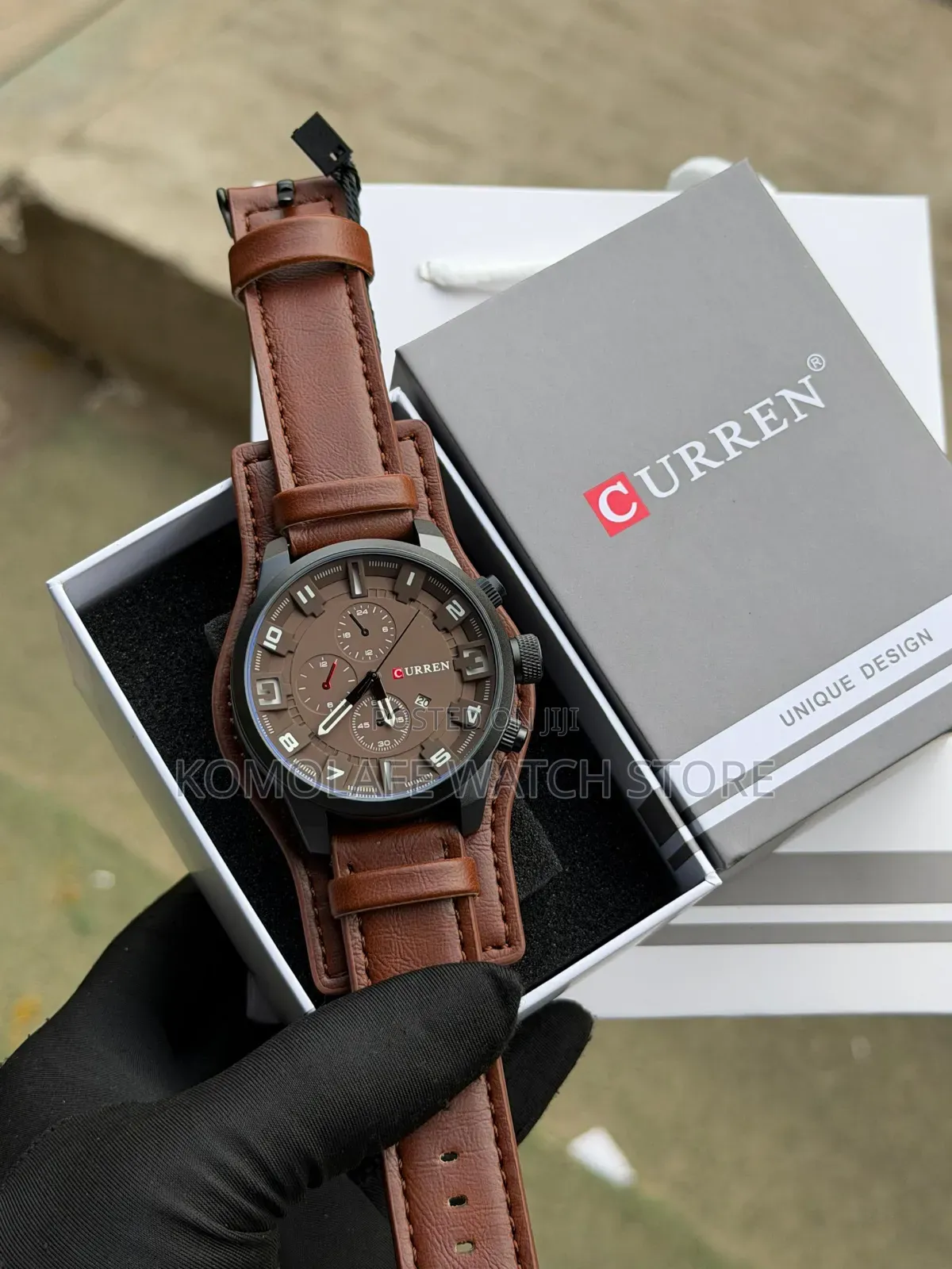 Luxury Curren Leather Watch