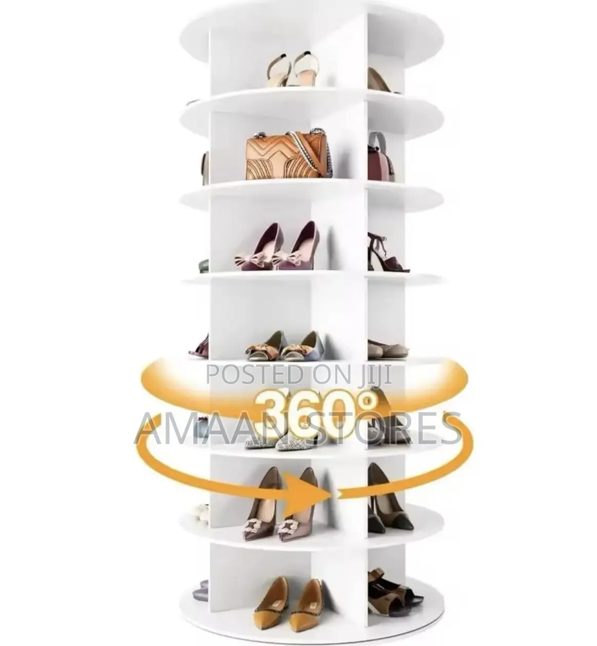 7-layer Rotating Shoe Rack Tower