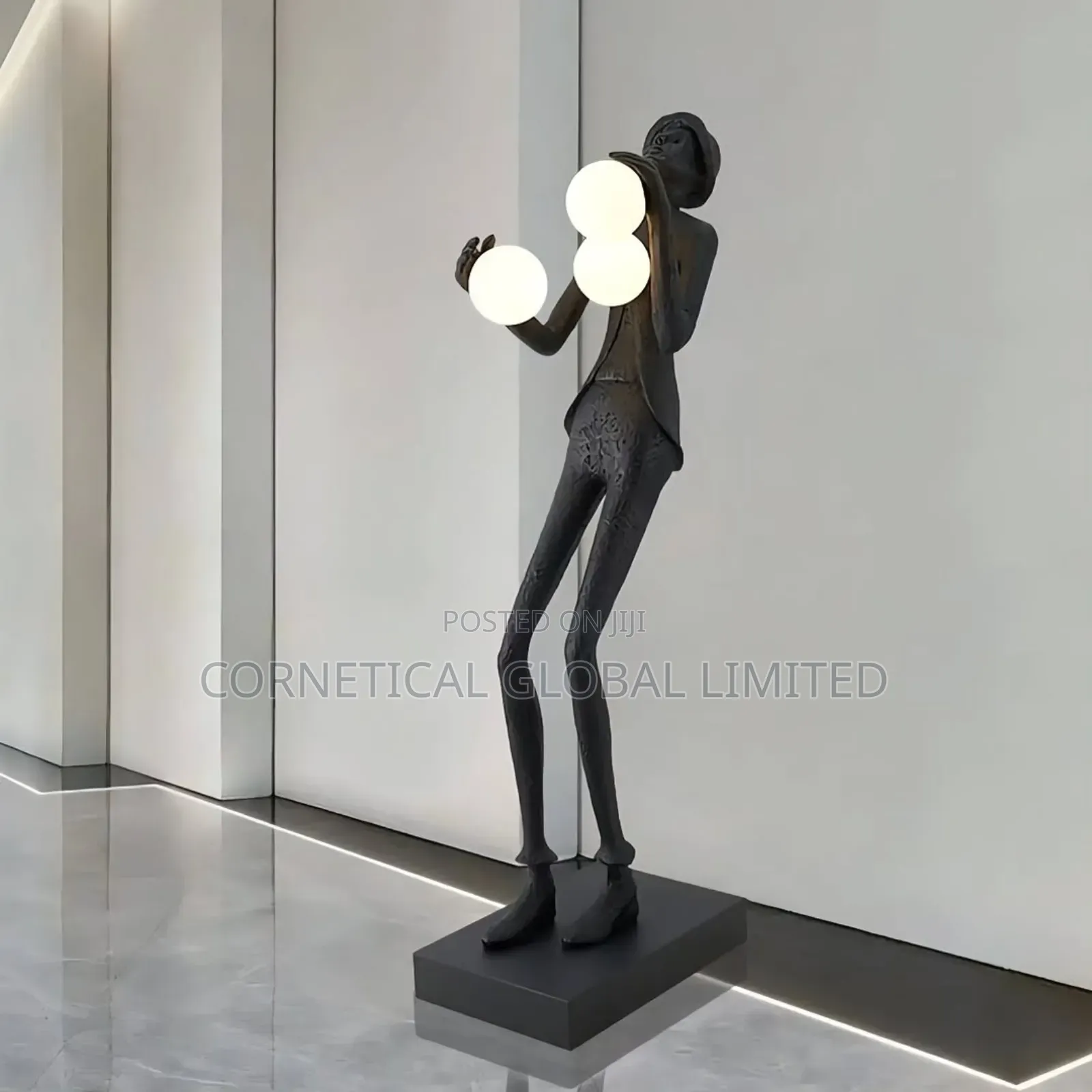 Modern Artistic Floor Lamp (Human Sculpture Design)