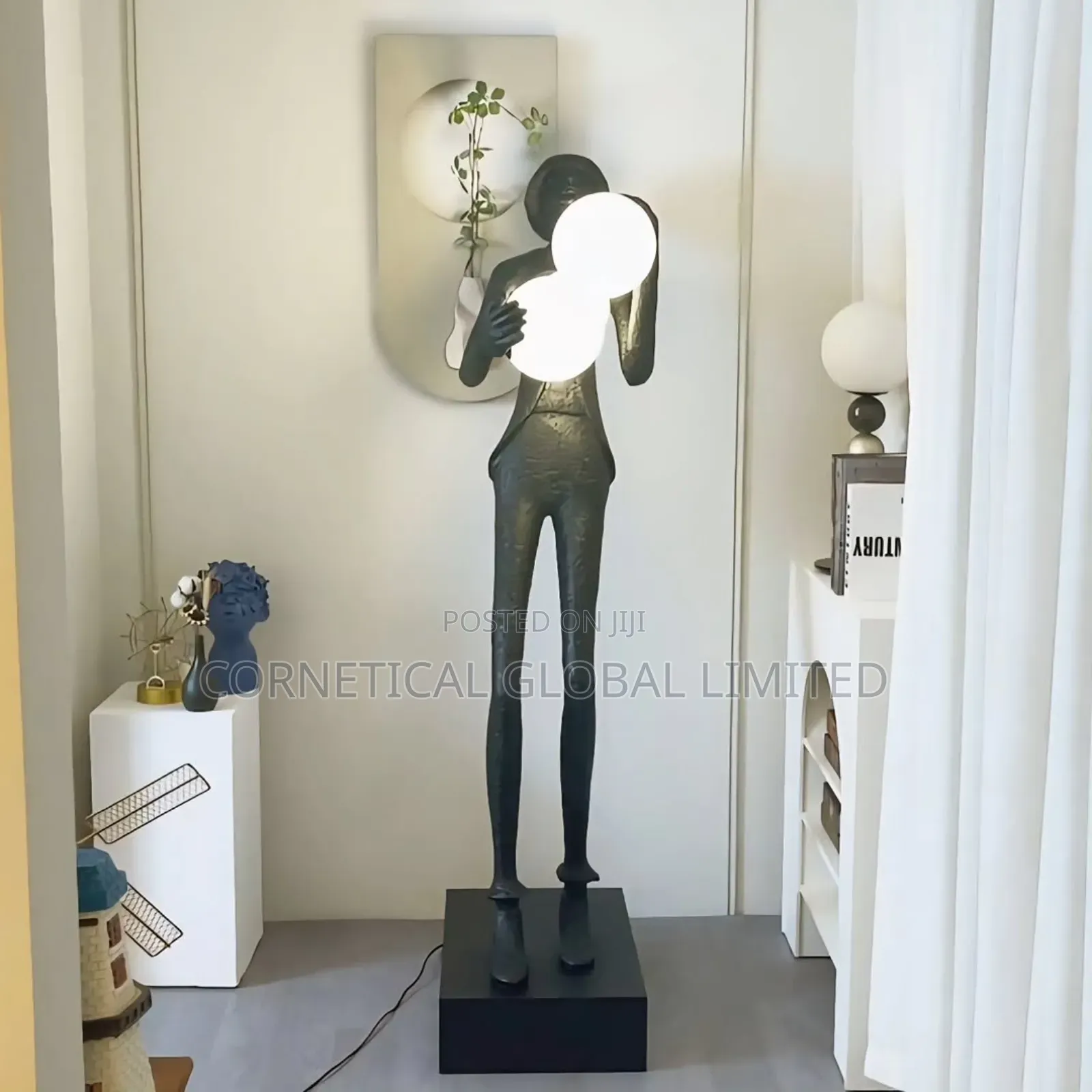 Modern Artistic Floor Lamp (Human Sculpture Design)