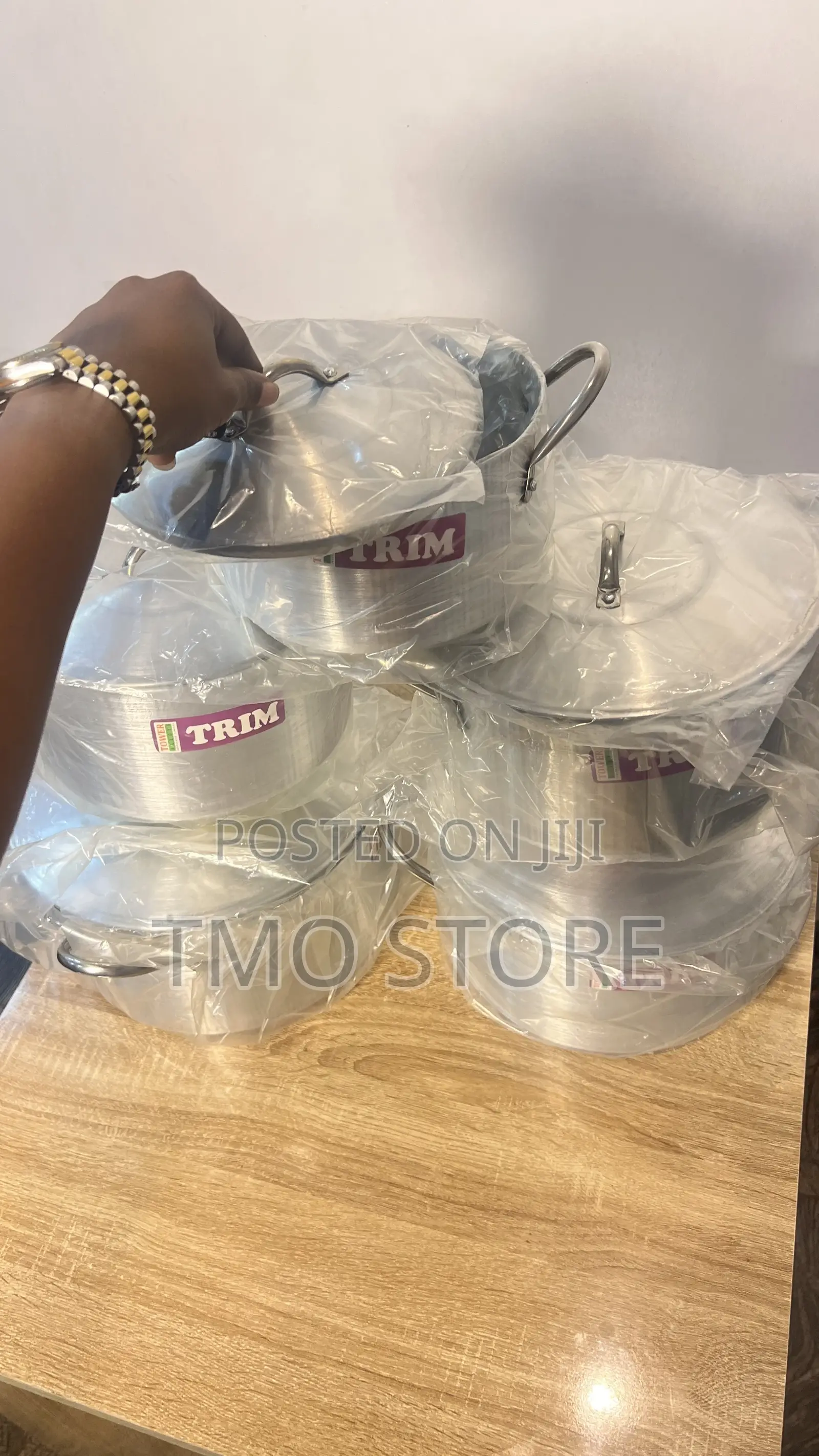 5 Sets on Aluminum Trim Pot, Aluminum Pots , Pots