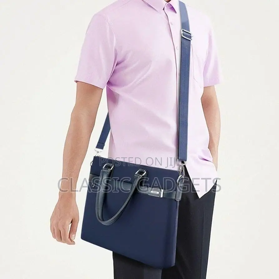 Men's Portable Briefcase Waterproof Oxford Cloth Laptop Bag