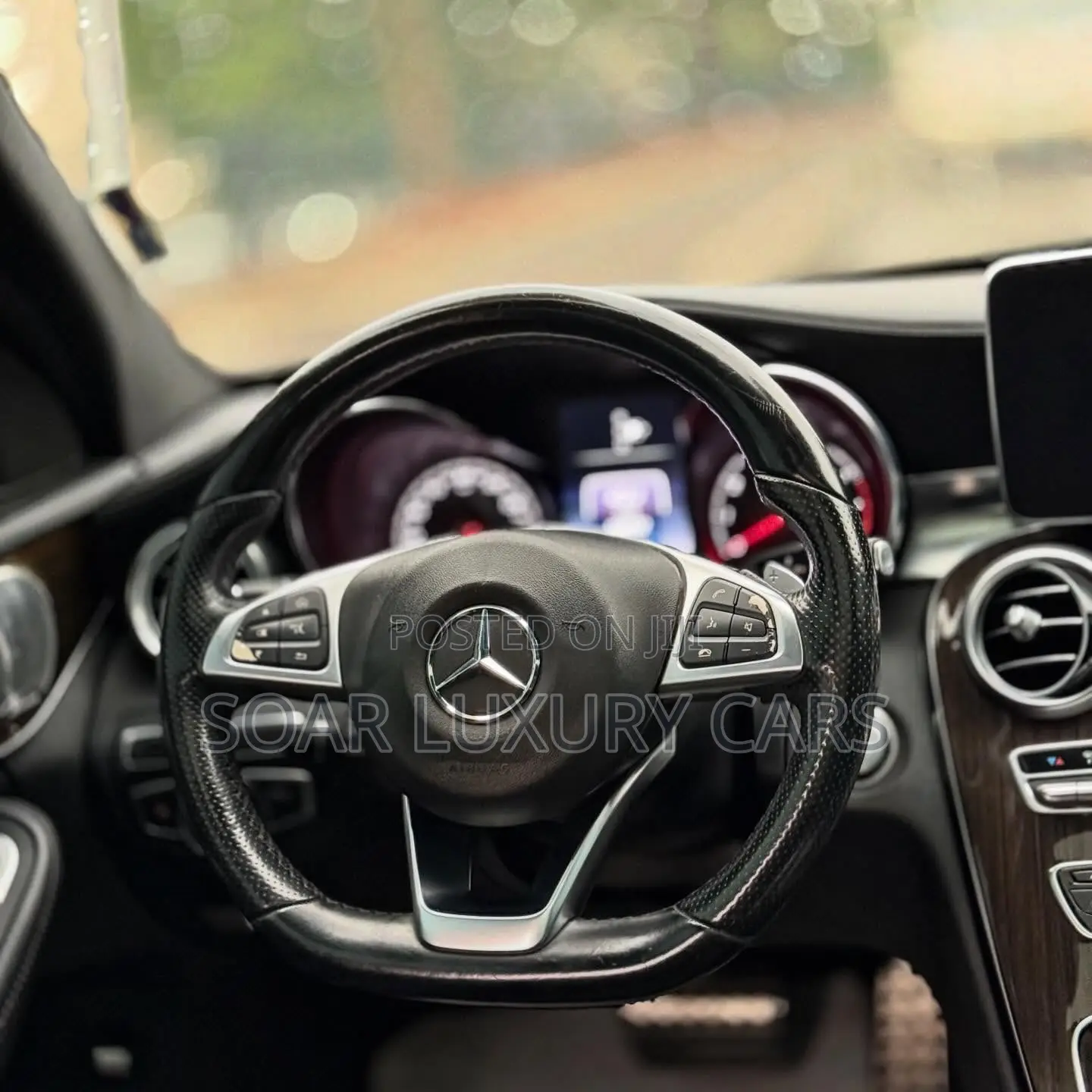 Mercedes-Benz C400 4Matic AWD Sedan (3.0L V6 7A) 2015 Black