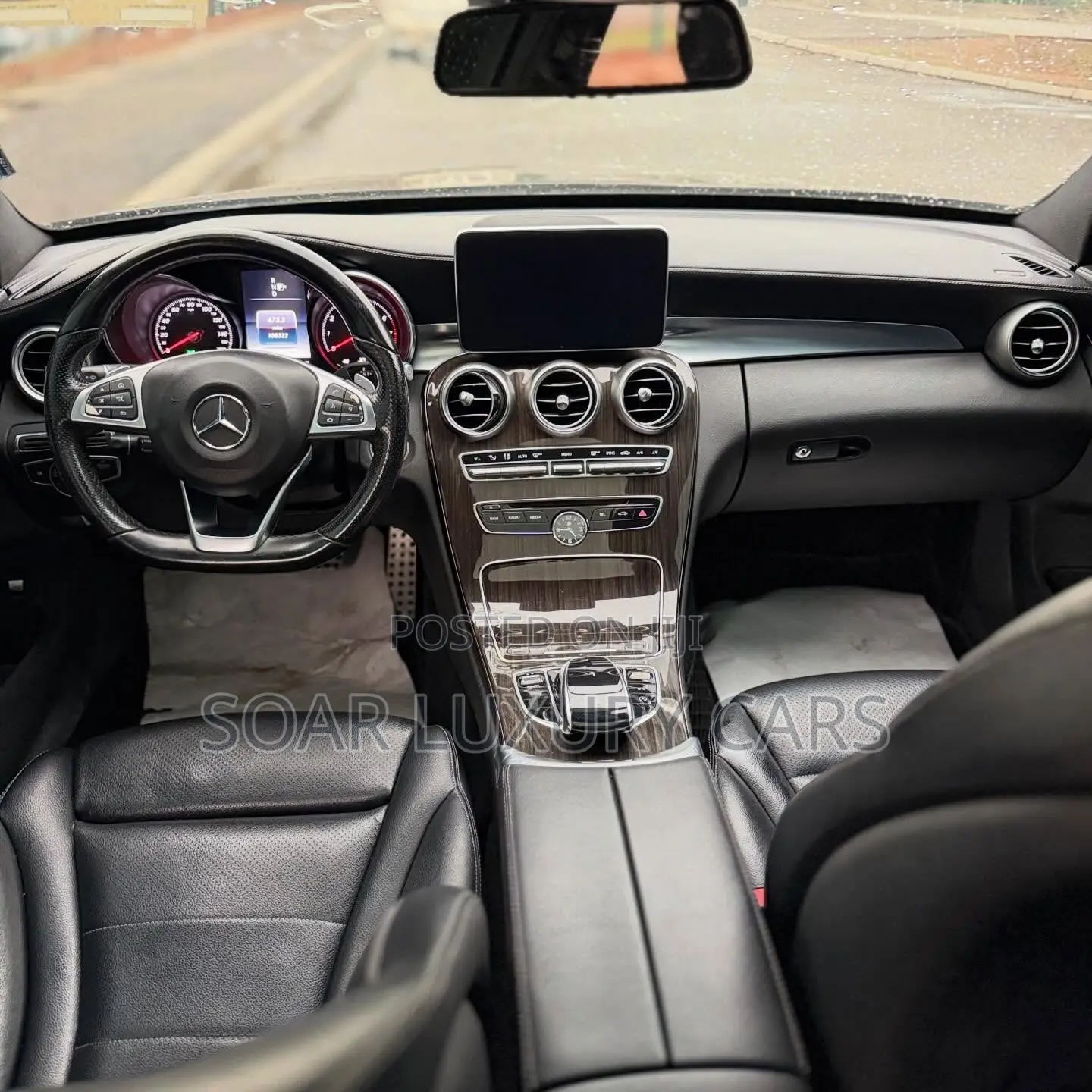 Mercedes-Benz C400 4Matic AWD Sedan (3.0L V6 7A) 2015 Black