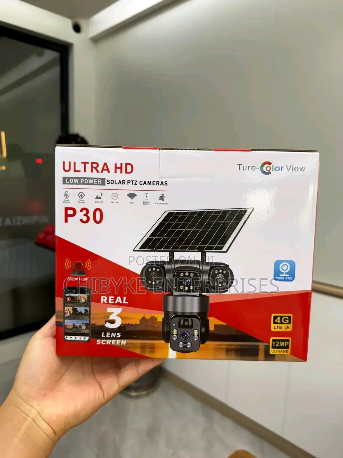 12mp Ultra Hd Low Power Solar PTZ Camera, With Auto Track
