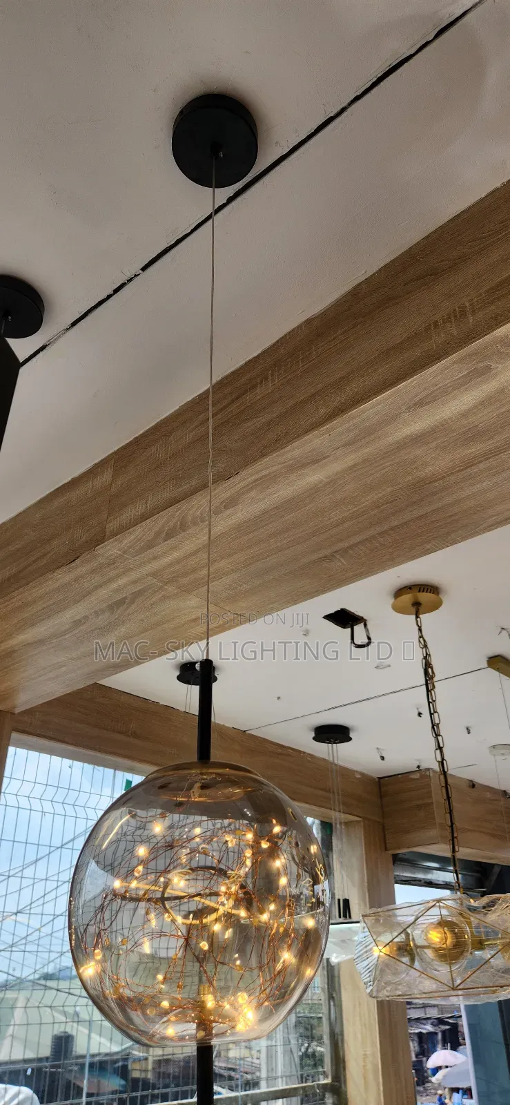 Led Glass Pendant Light