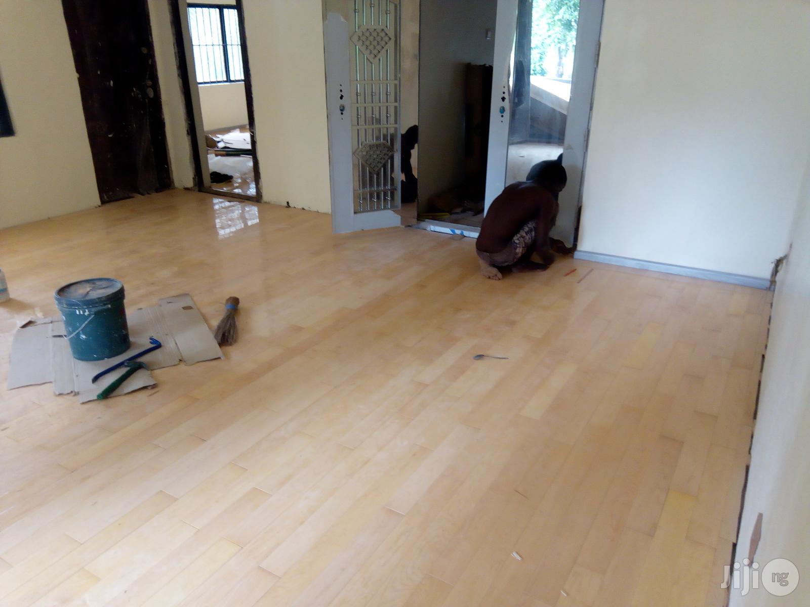 Wood Floor Tiles Vinyl Laminated