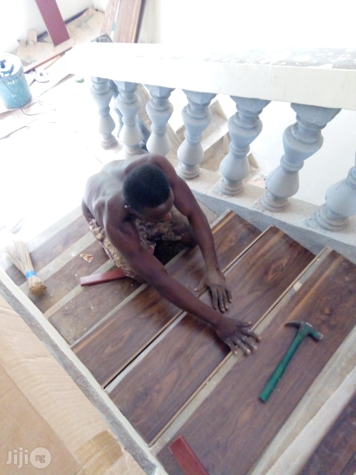 Wood Floor Tiles Vinyl Laminated