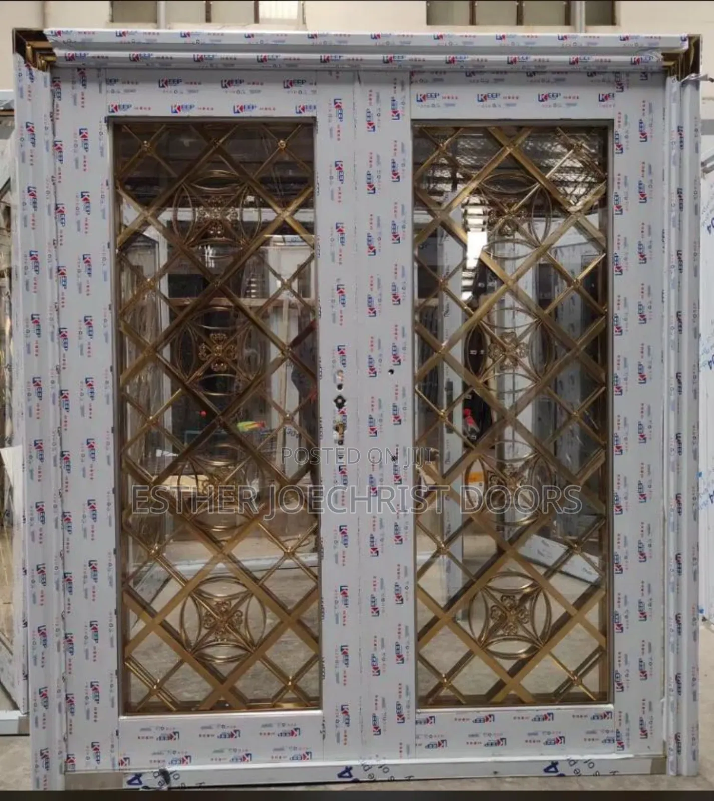 Golden Glass Door 5ft