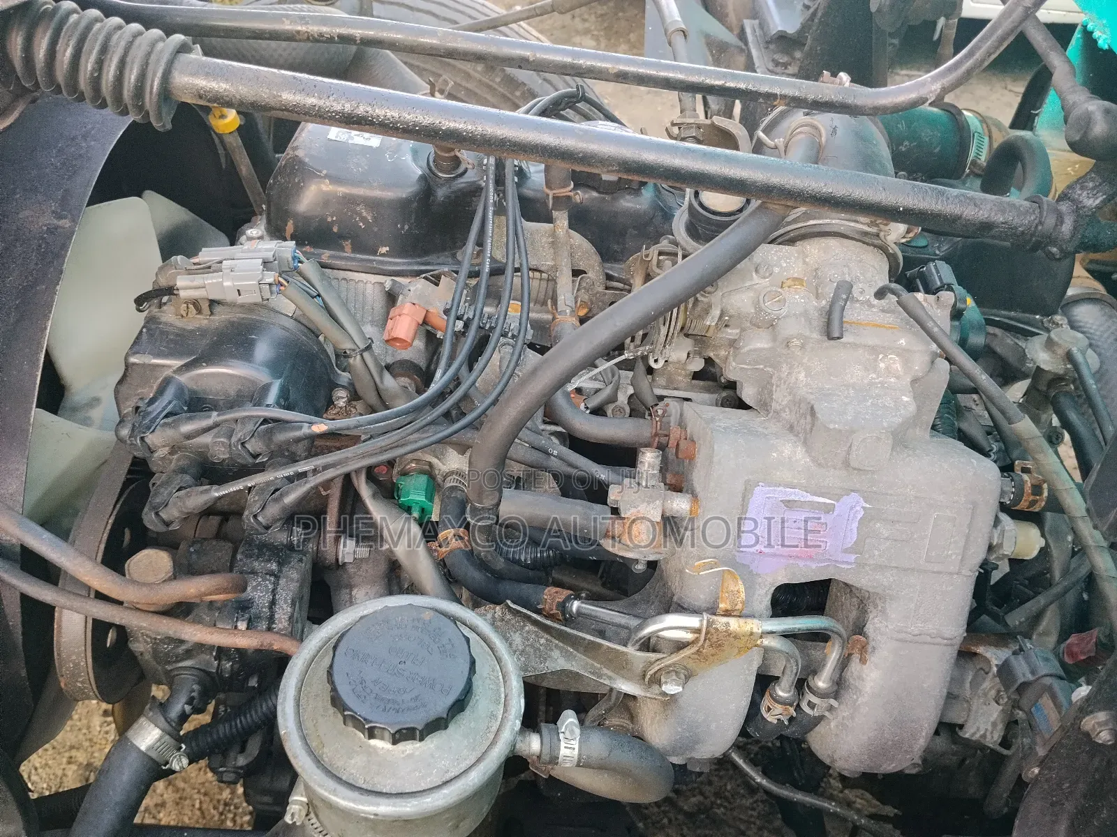 Toyota Dyna200 White and Light Blue