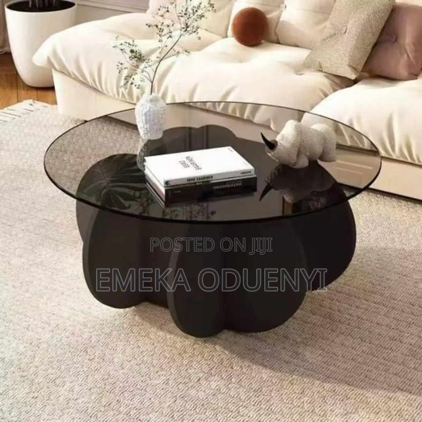 Contemporary Modern Glass Coffee Center Table