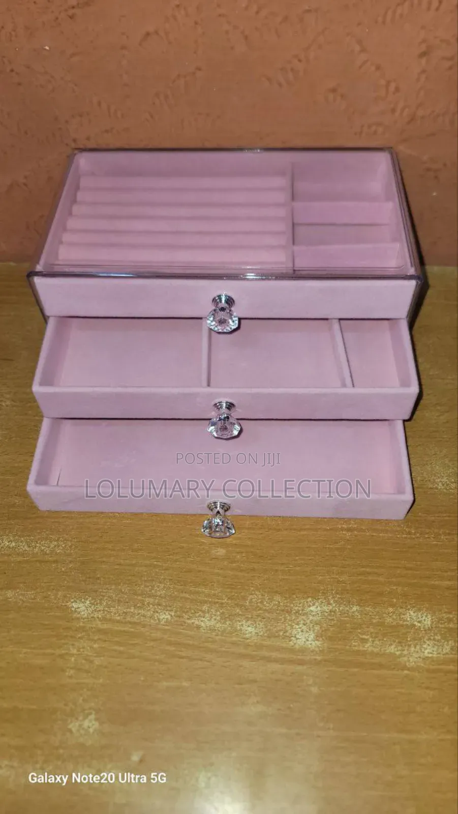 High Quality Jewelry Organizer – 3 Layer Acrylic Storage Box