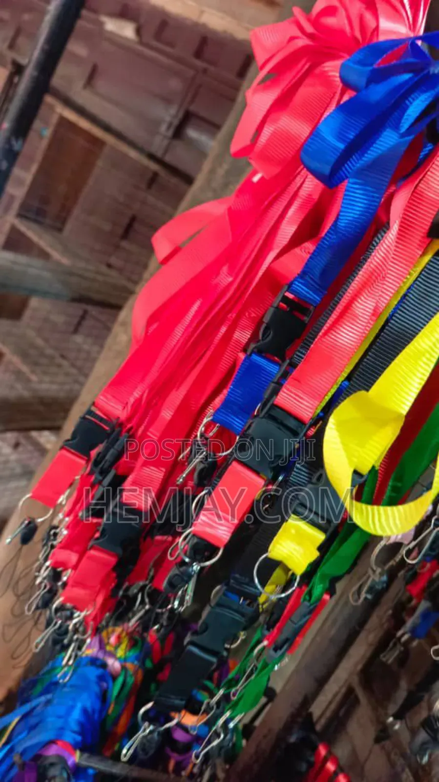 (50pcs) Multicolor Card Holder Neck Belt. (Click to See More Images)