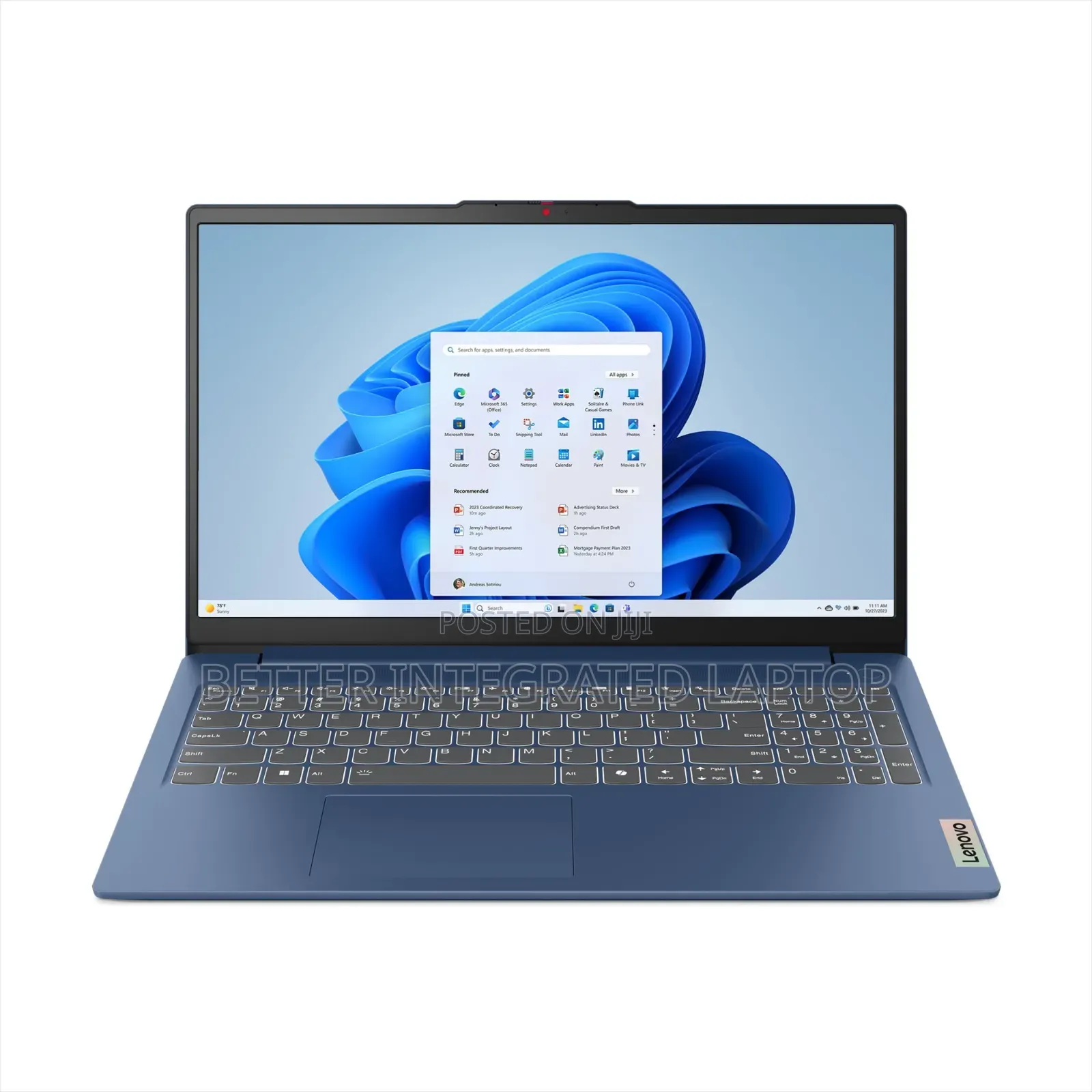 New Laptop Lenovo IdeaPad 1 8GB Intel Core i3 SSD 512GB