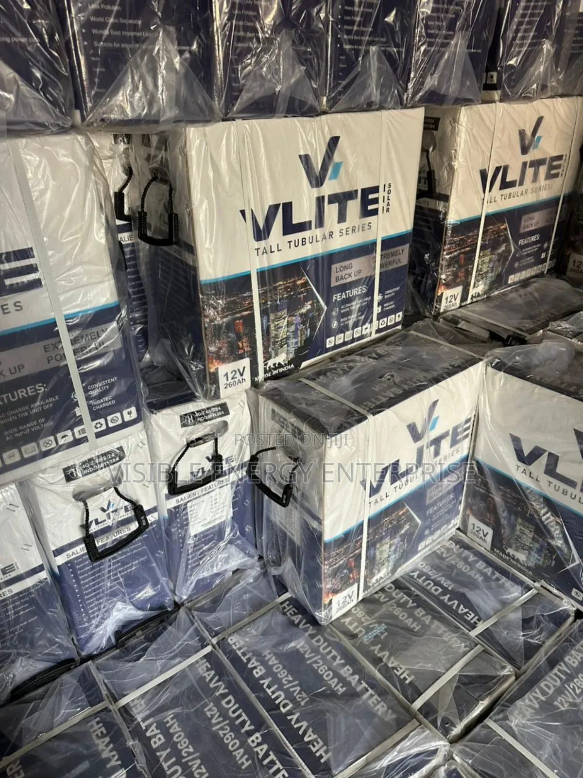 Vlite 260ah Tall Tubular Series Battery