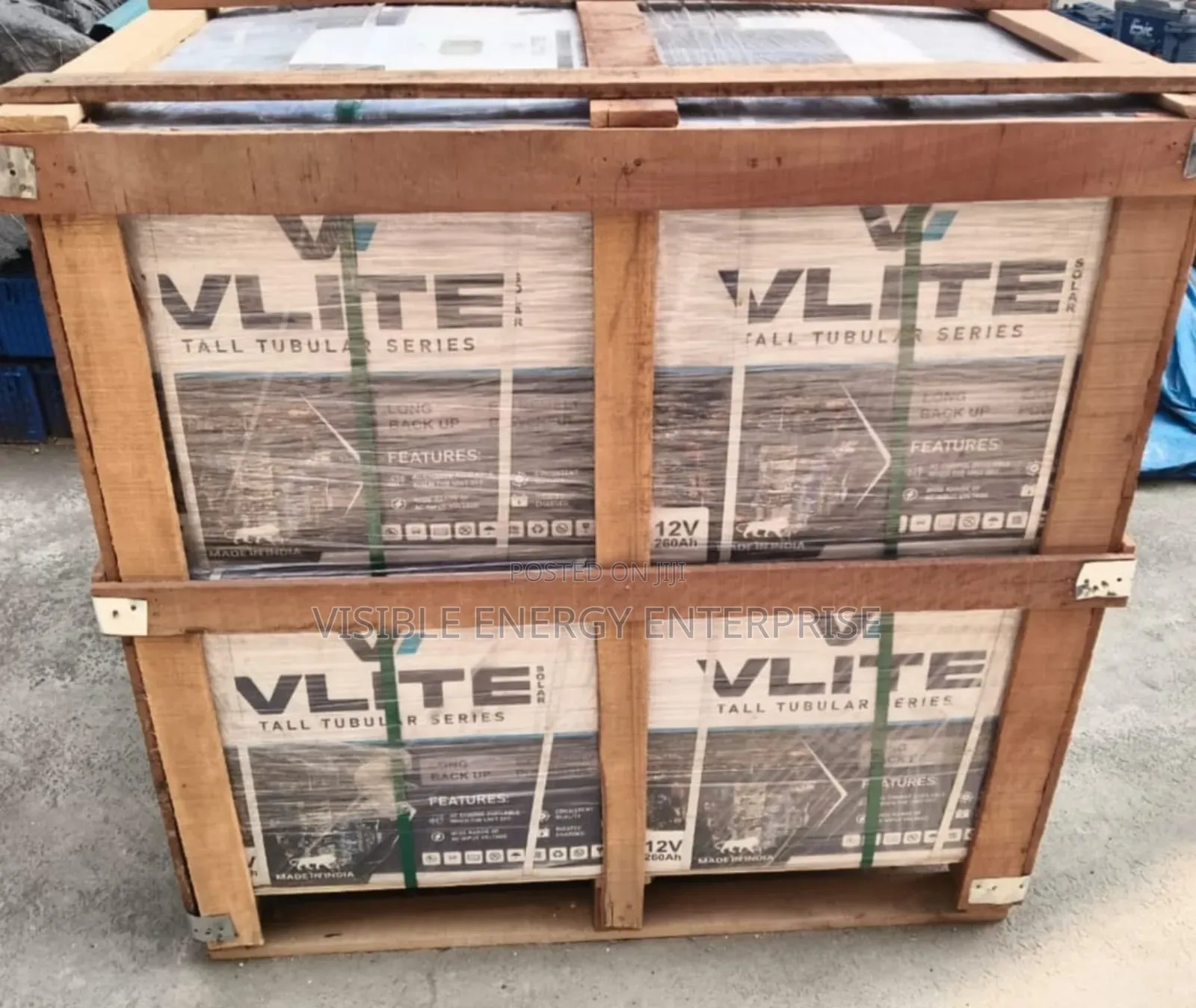 Vlite 260ah Tall Tubular Series Battery