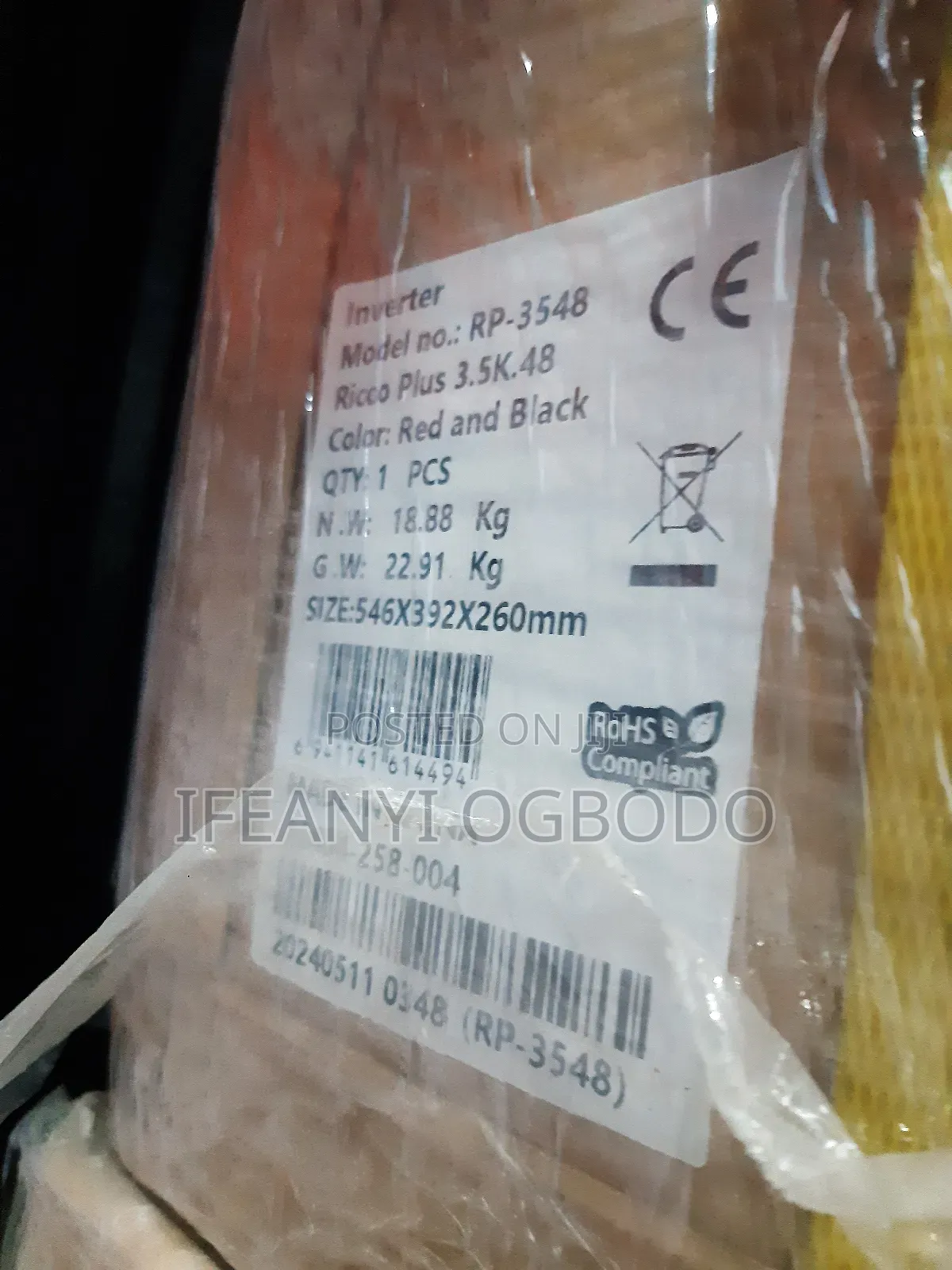 Grovolts Solar Inverter 3.5kva 48v