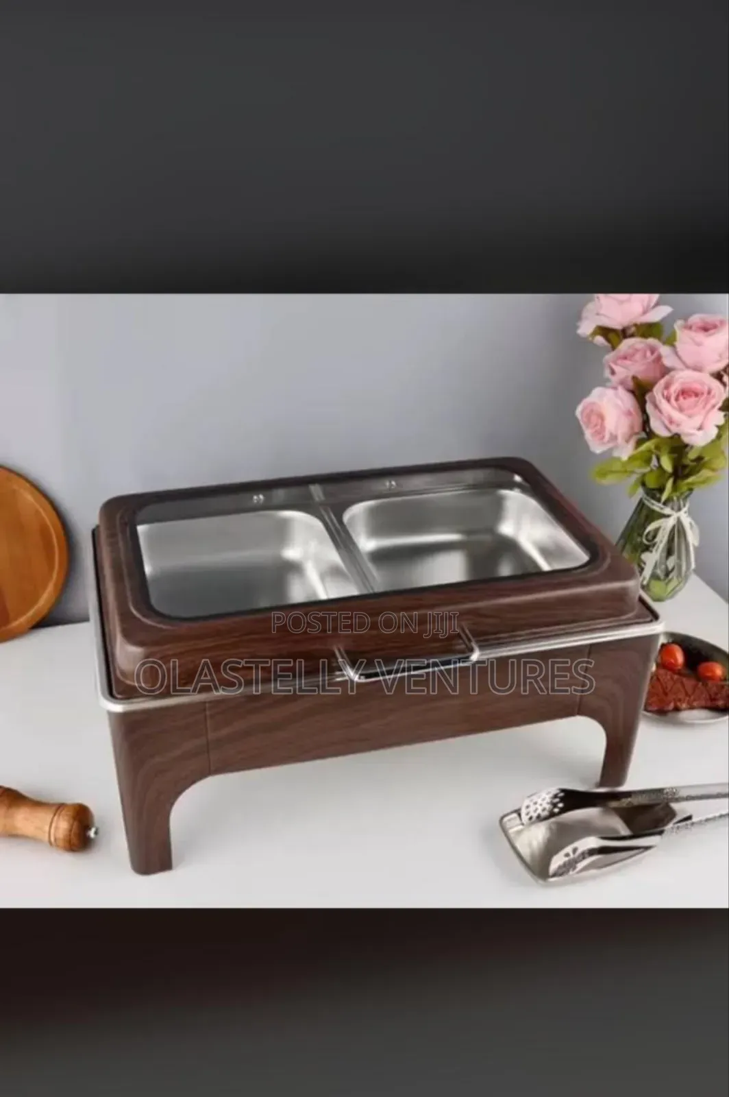 Luxury Brown Quality Chaffing Dish. R, H