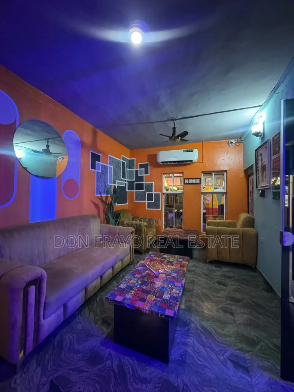 Fully Furnished Eatery Lounge, Car Wash Space to Let at New Bodija