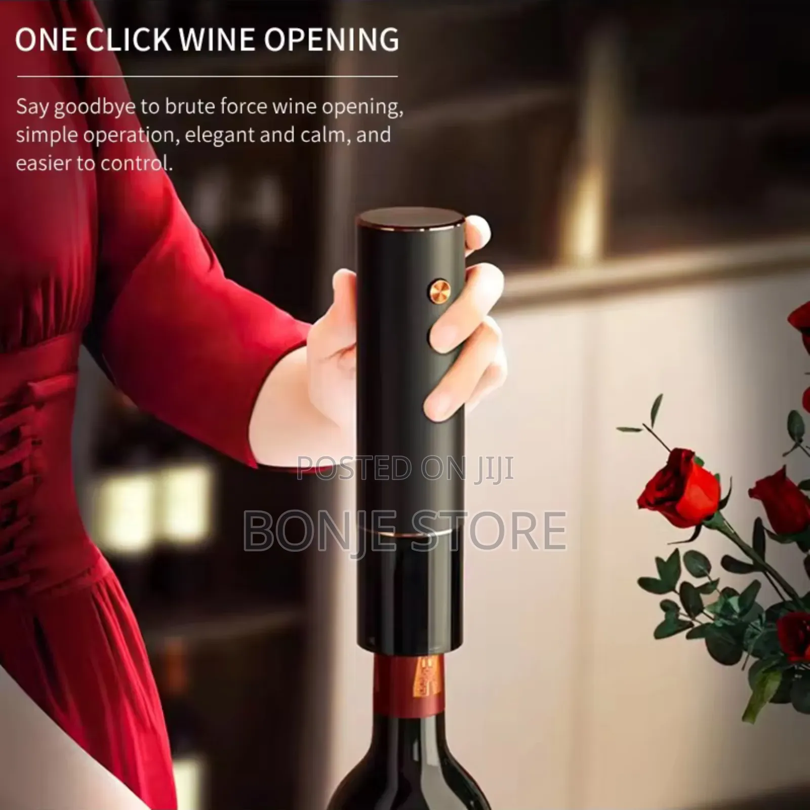 Automatic Multifunctional Usb Rechargeable Electric Wine Bottle Opener