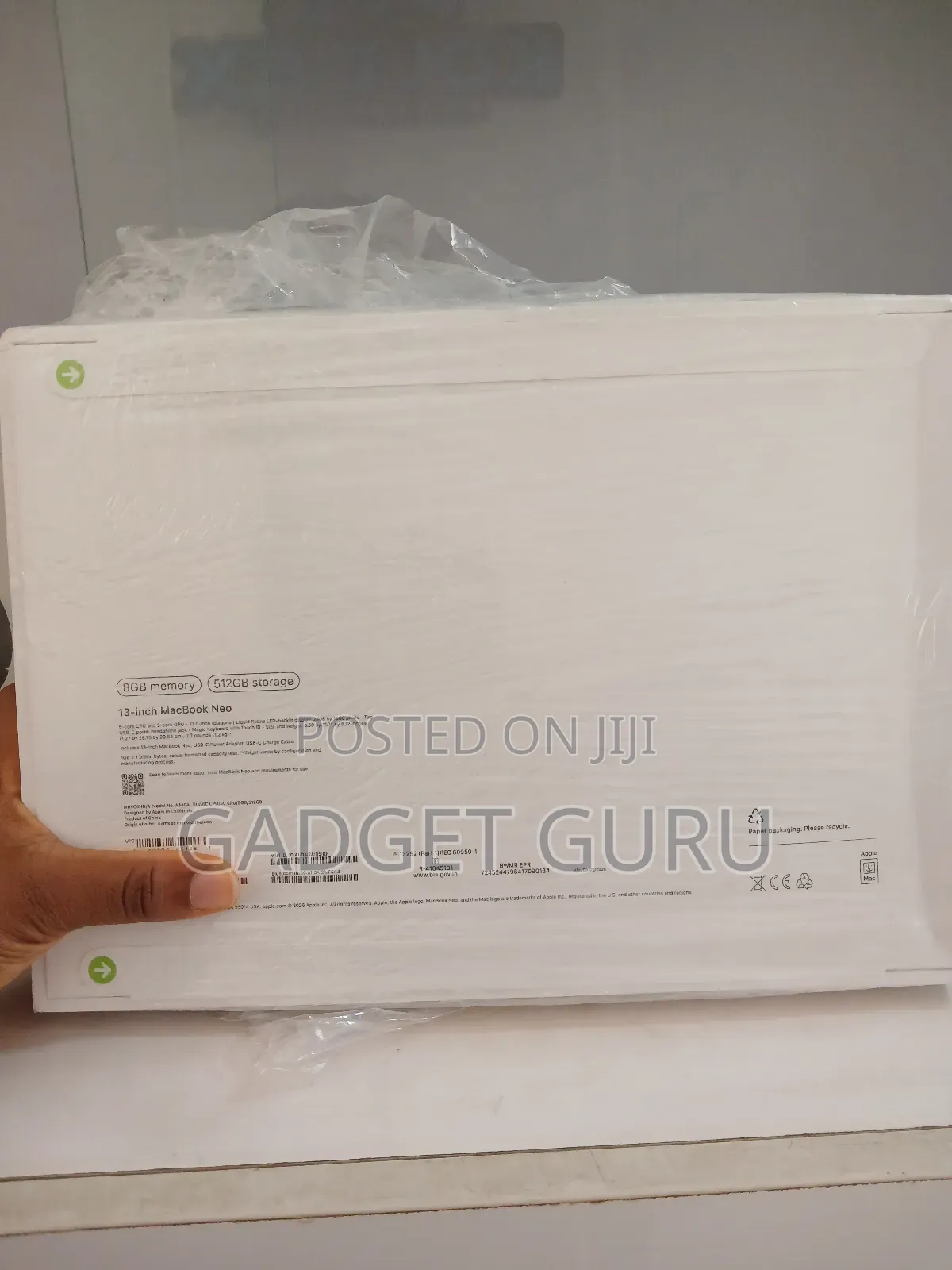 New Laptop Apple MacBook Neo 2026 8GB SSD 512GB