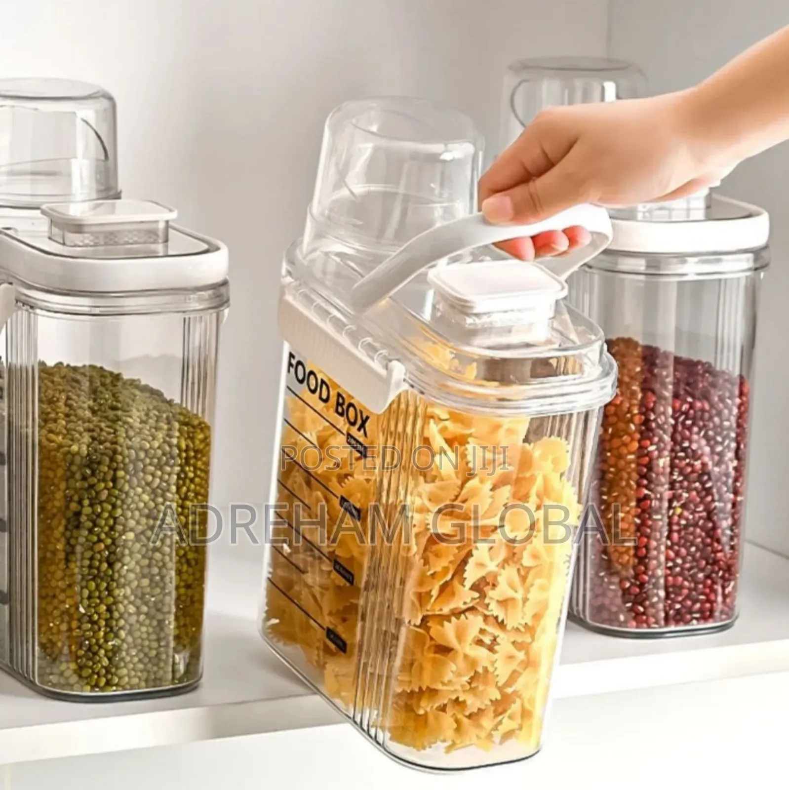 Transparent Airtight Food Grains Storage Sealed Container 3600ml