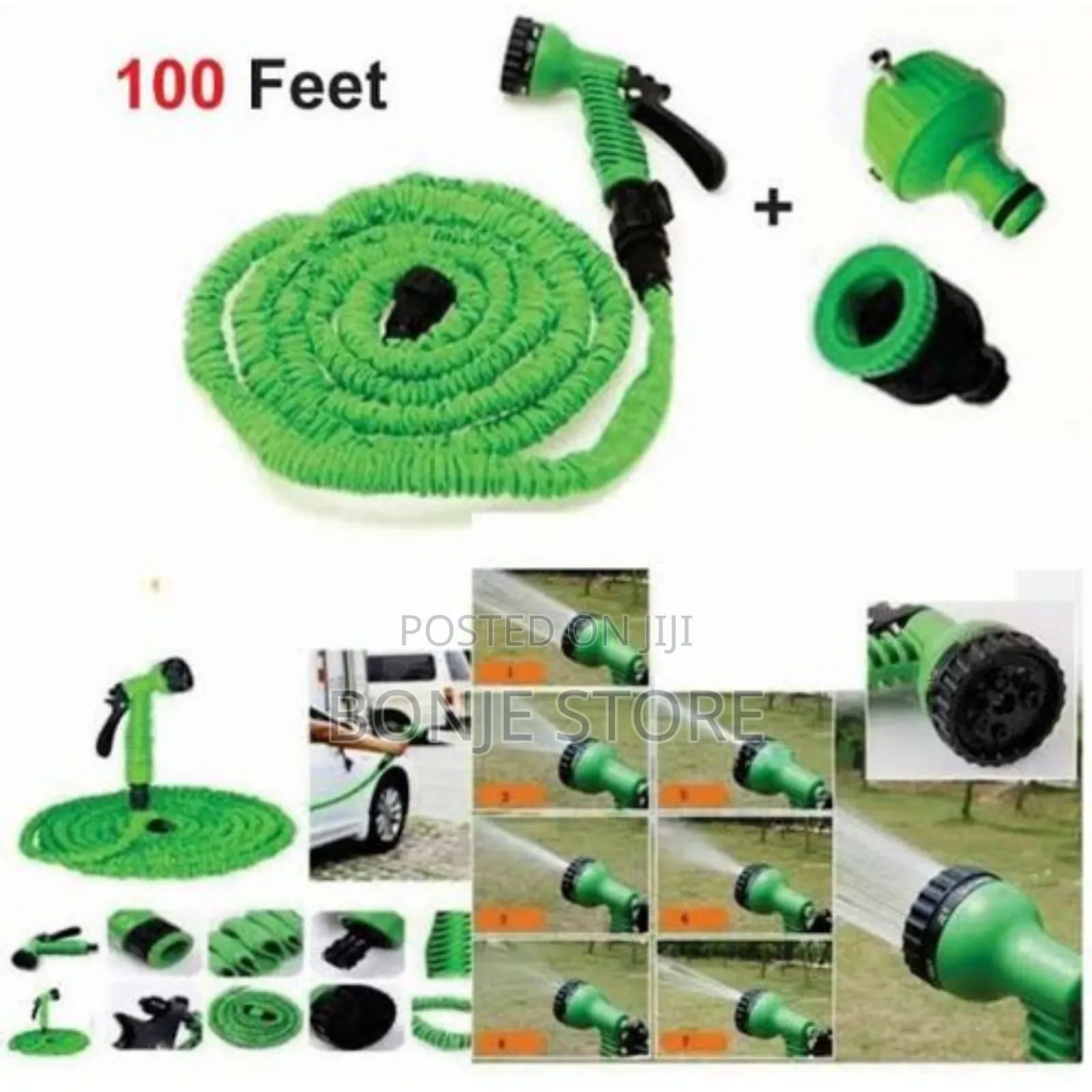 30m/100ft Magic Water Hose With Nozzle