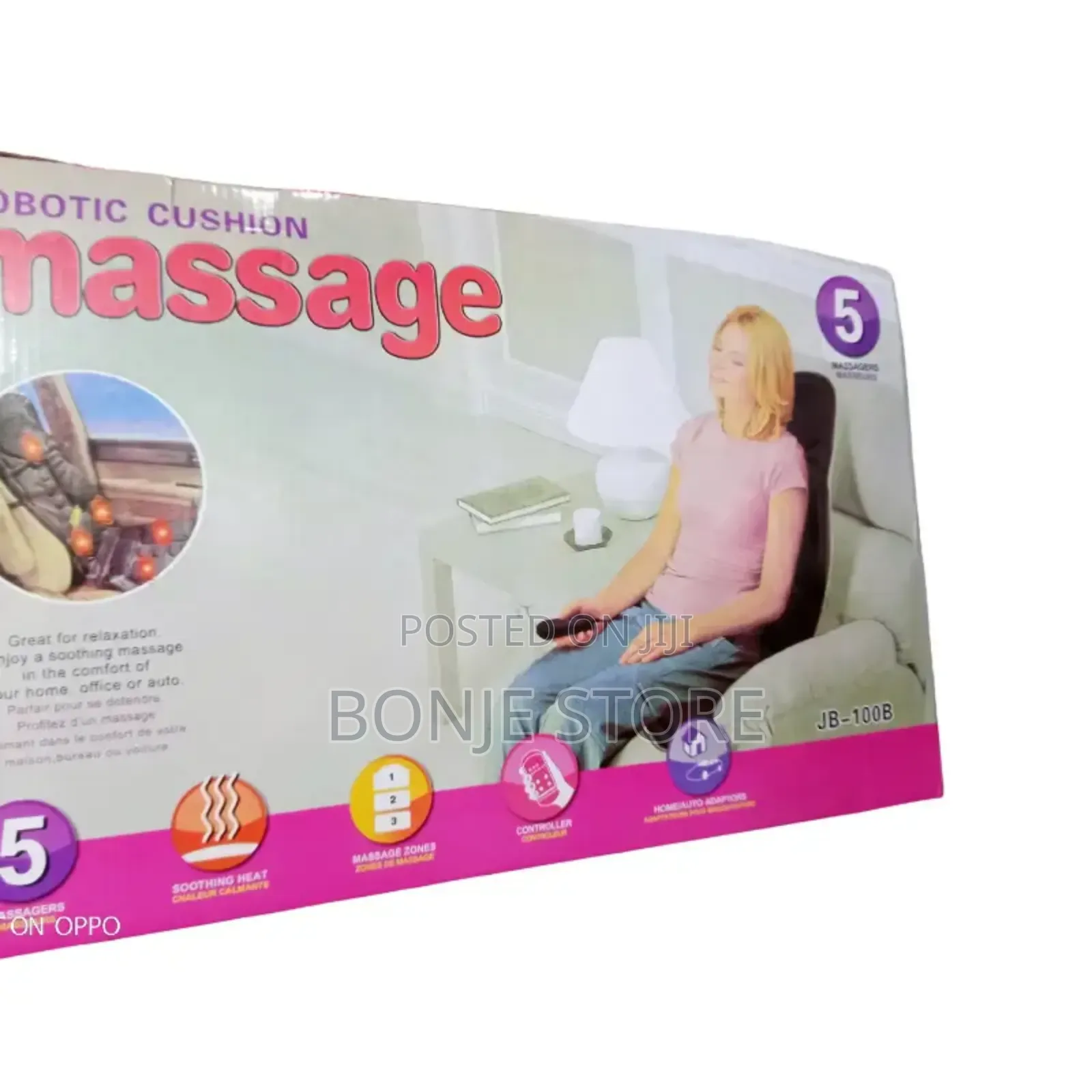 Robotic Cushion Back Massager - For Car and Home Use