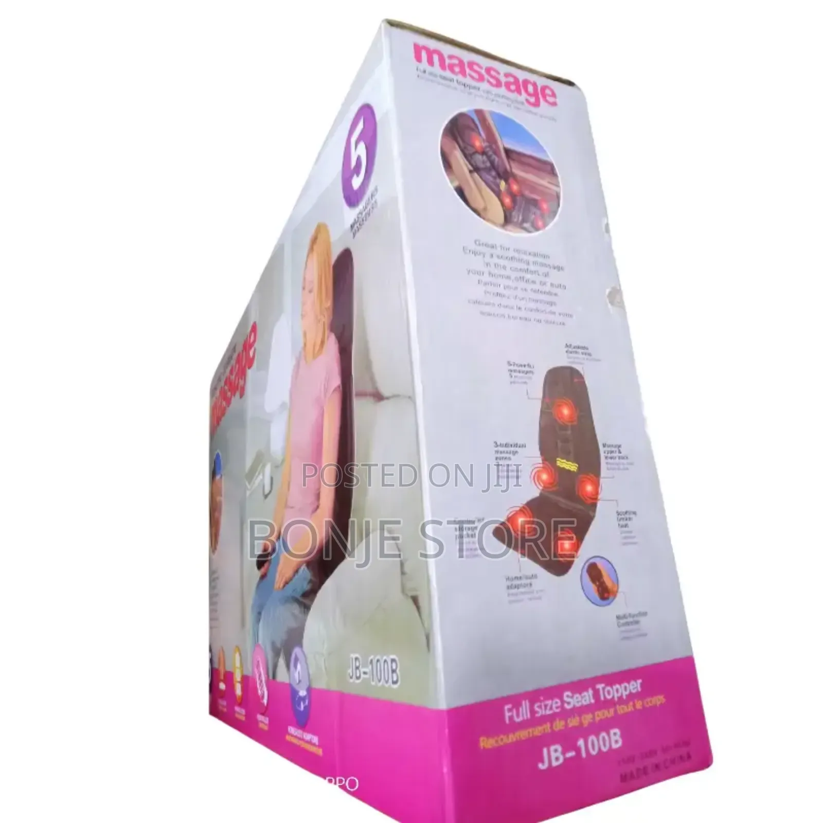 Robotic Cushion Back Massager - For Car and Home Use