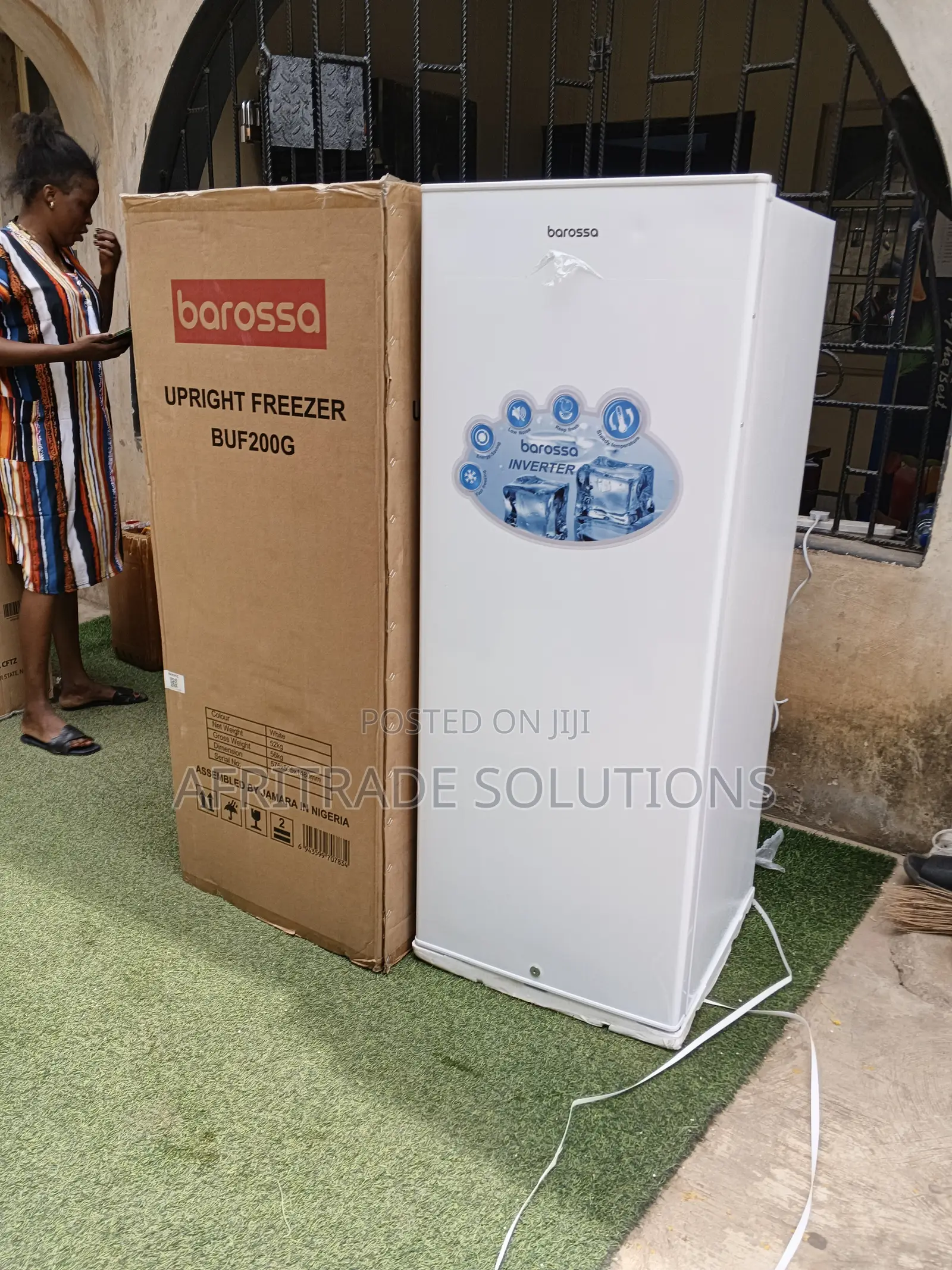 Barosa 200l Upright Freezer – Fast Freeze Inverter Tech