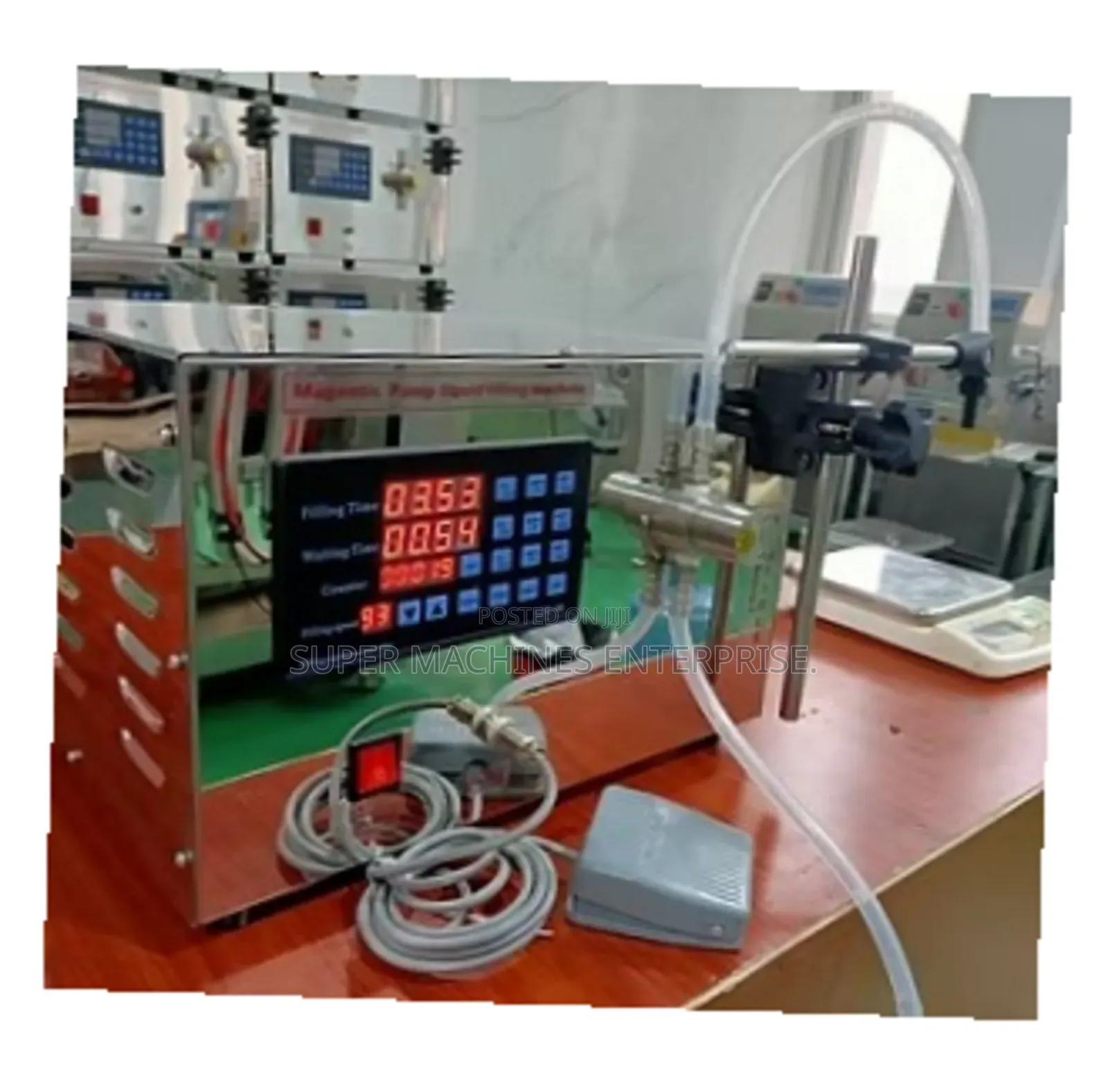 Liquid Filling Machine With Magnetic Pump