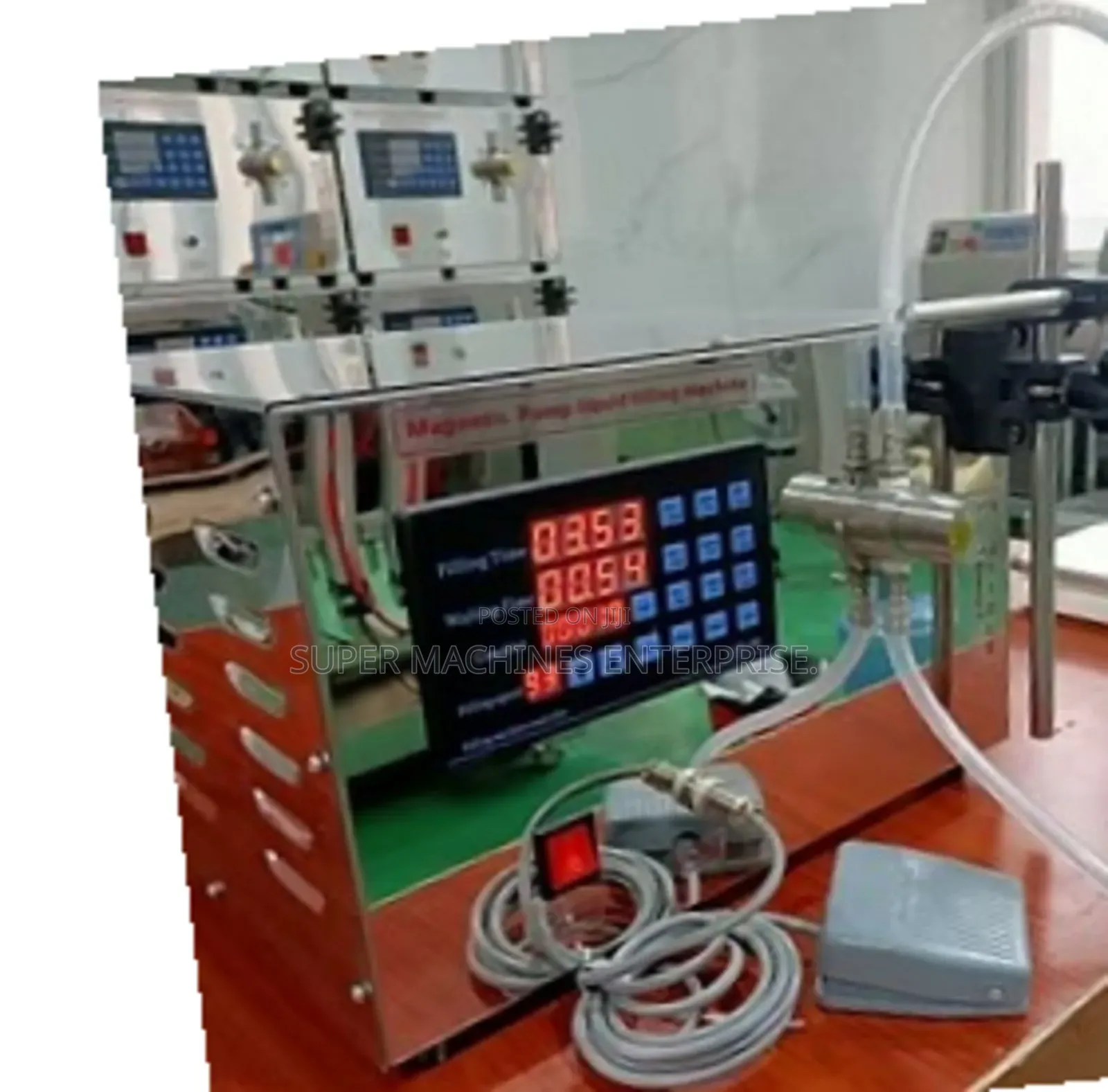 Liquid Filling Machine With Magnetic Pump