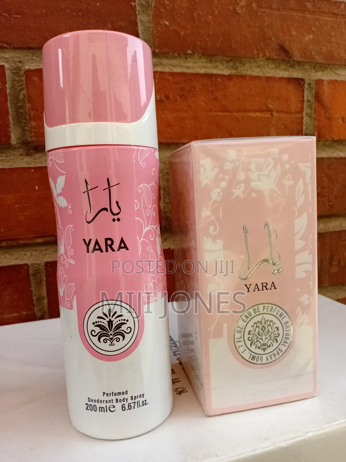 *Yara Pink by Lattaffa – Perfume Body‐Spray Deodorant Combo Deal*