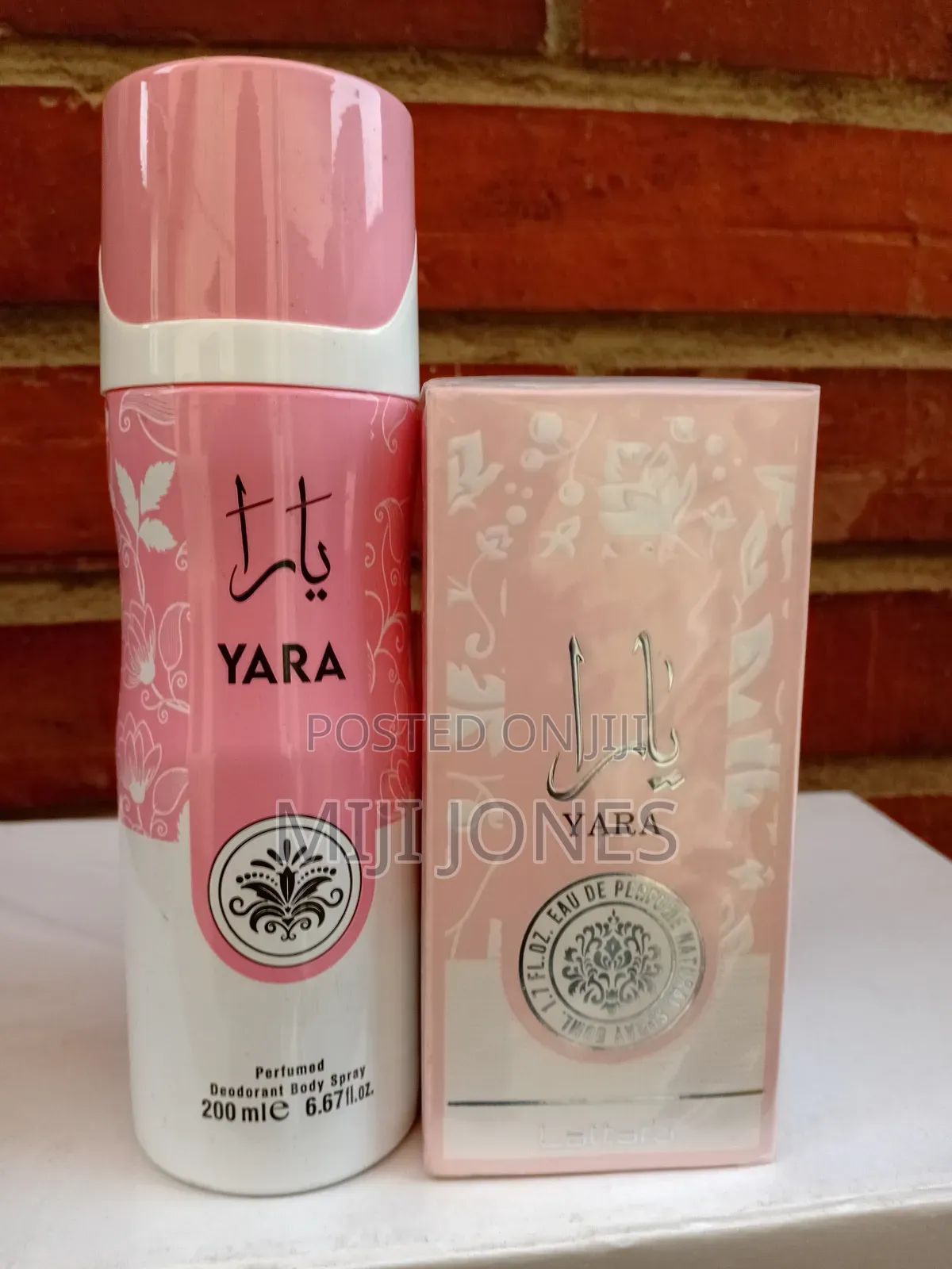 *Yara Pink by Lattaffa – Perfume Body‐Spray Deodorant Combo Deal*