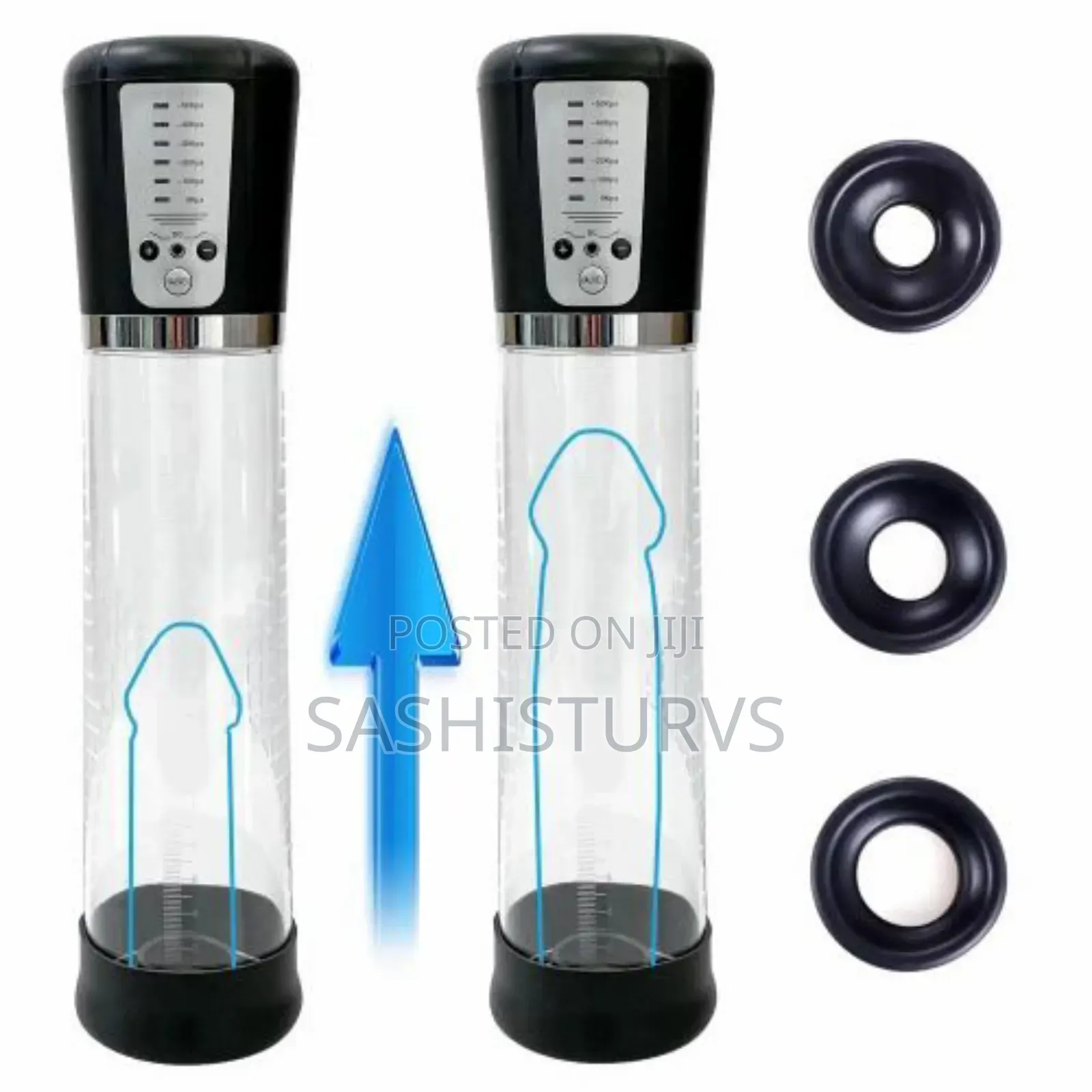 Penis Pump Vacuum Suction Enlargement Cock With Free Cock Rings