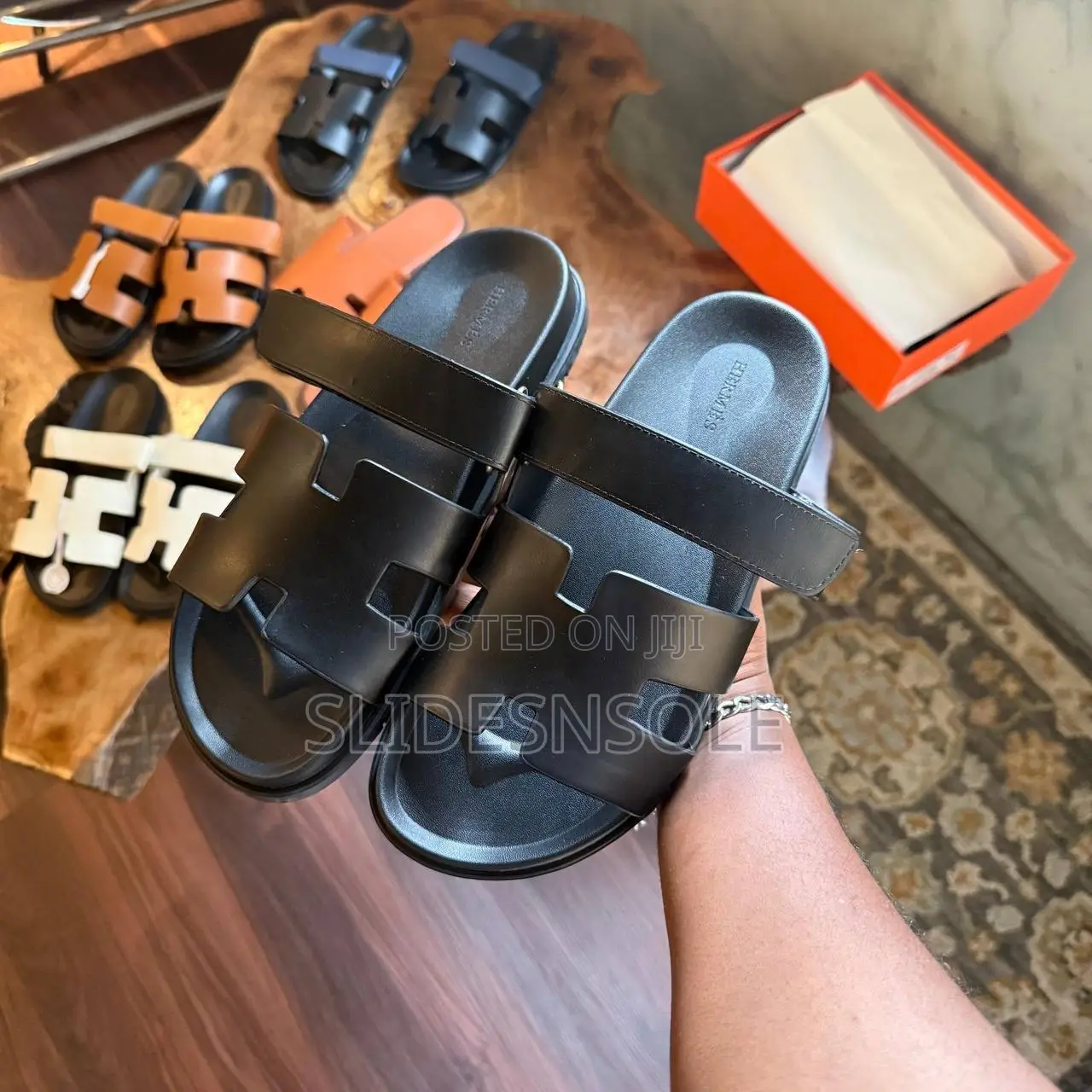 The Hermes Chypre Luxe Slides