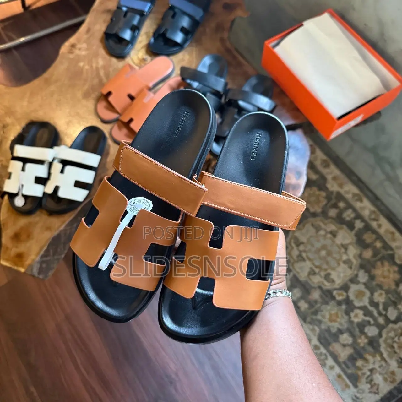 The Hermes Chypre Luxe Slides