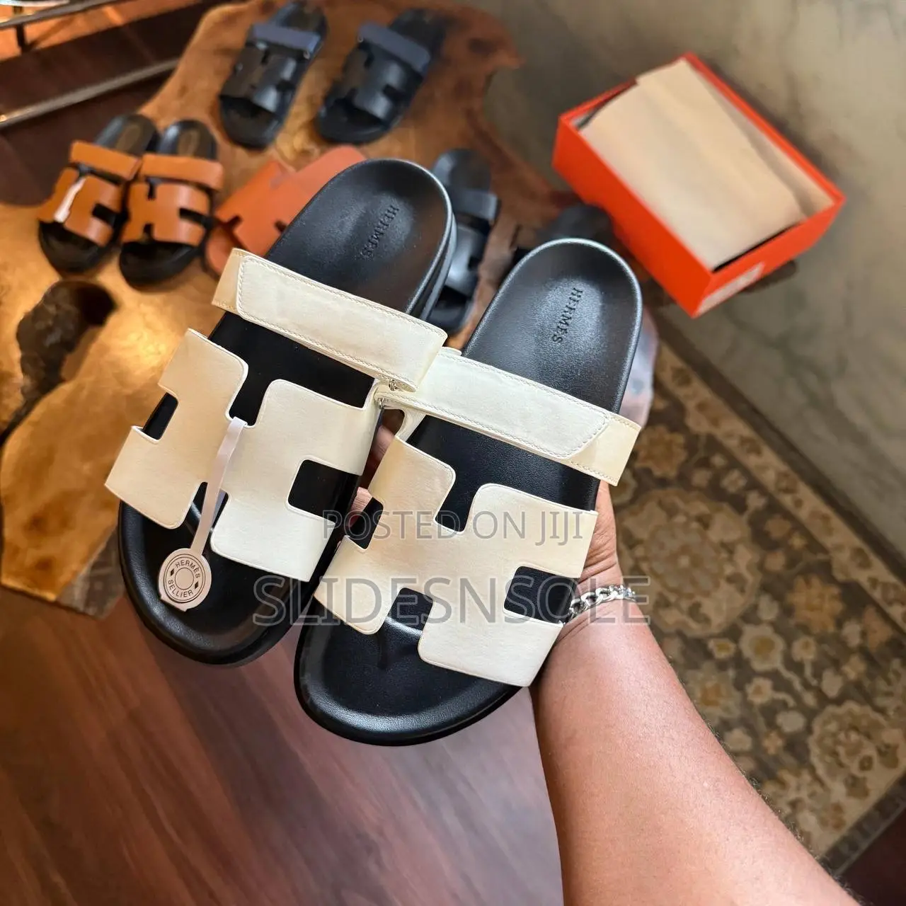 The Hermes Chypre Luxe Slides