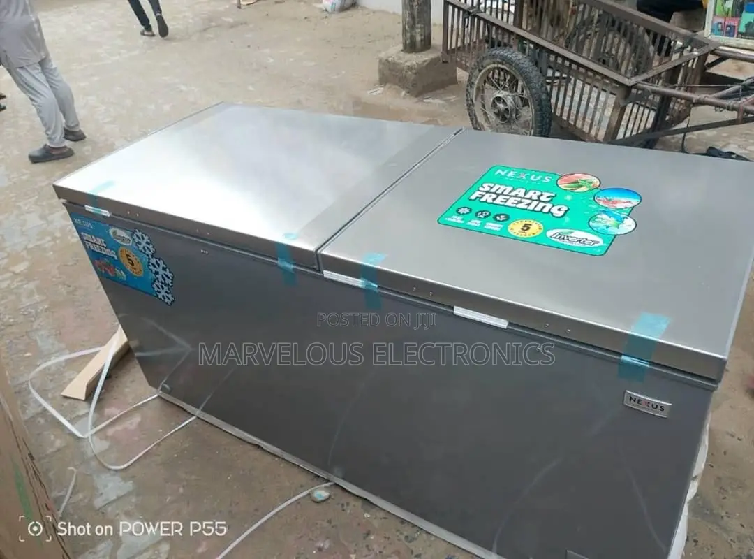 Brand New Original Nexus 600liters Double Door Inverter Chest Freezer