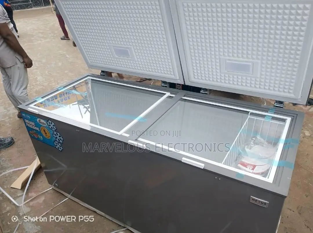 Brand New Original Nexus 600liters Double Door Inverter Chest Freezer