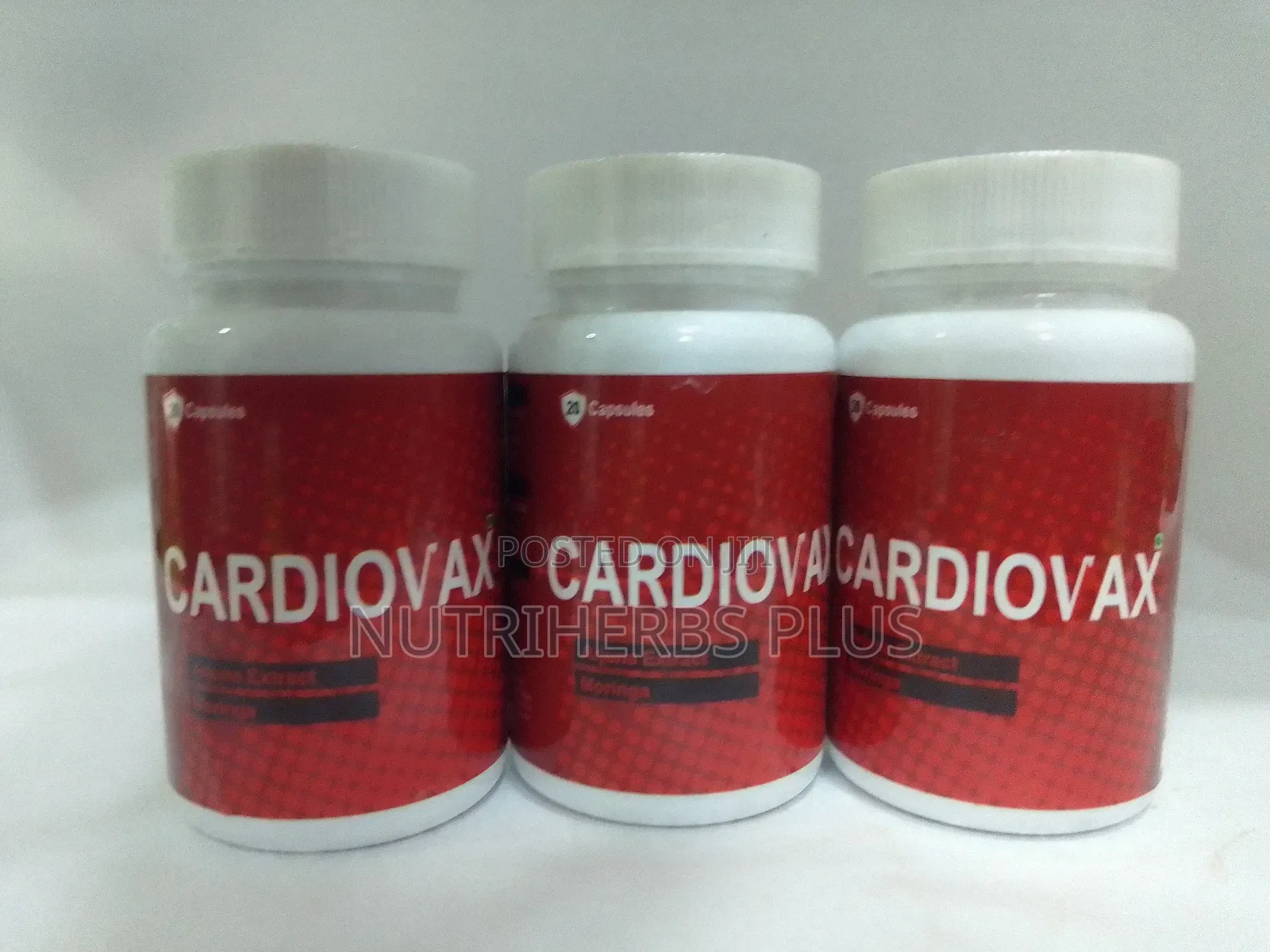 Cardiovax (20 Capsules): For Cardiovascular Health ( 3 Bottles)