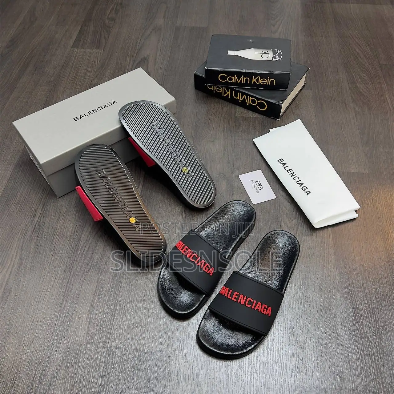 Balenciaga Signature Pool Slides