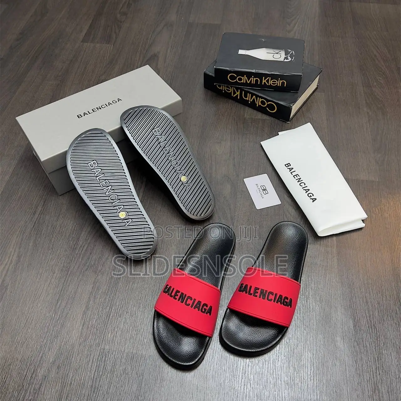 Balenciaga Signature Pool Slides